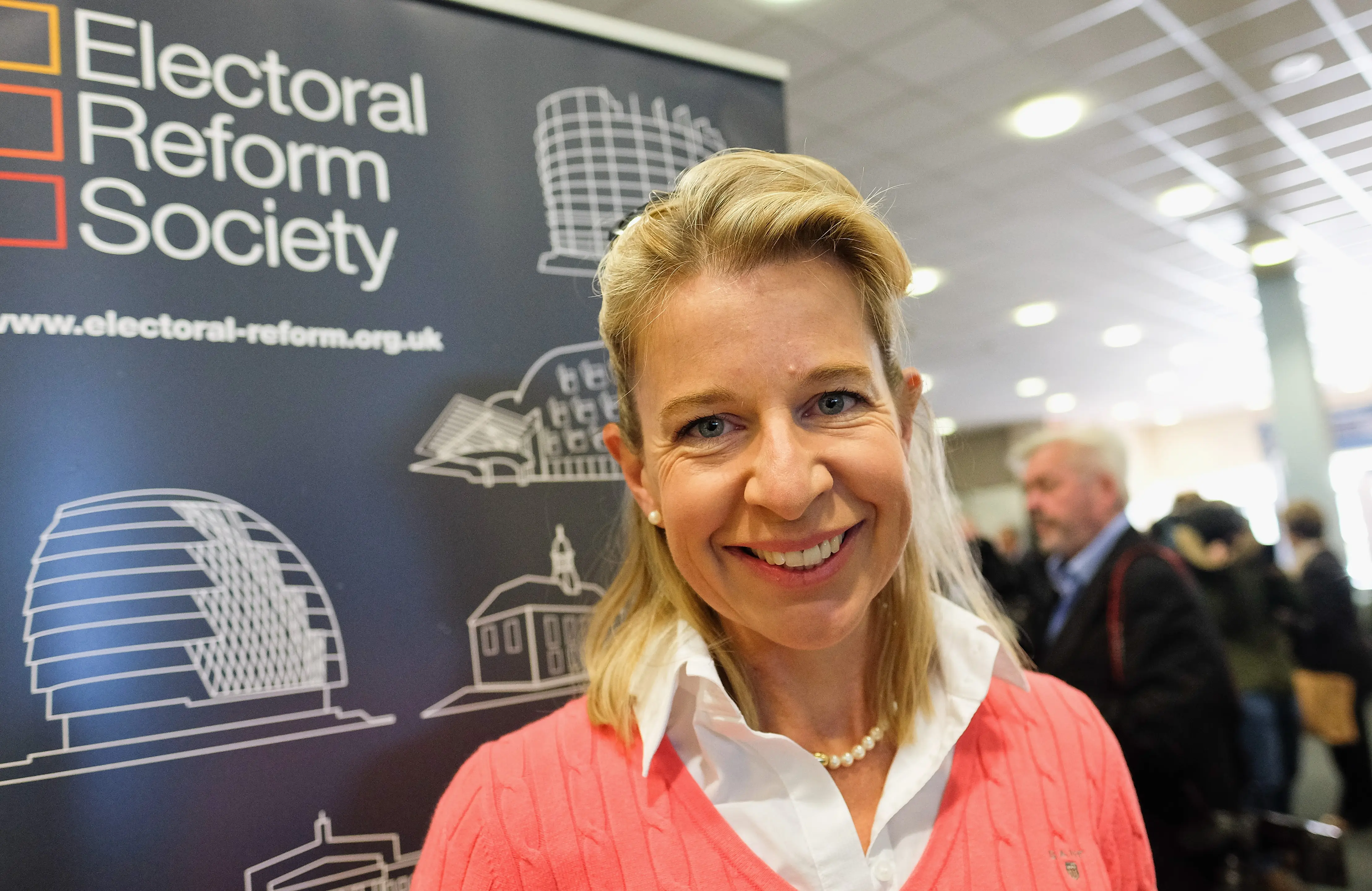 Katie Hopkins was reportedly interrogated by police in the UK in August (Photo by Ian Forsyth/Getty Images)