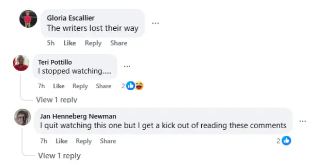 Comments by other fans (Image via Facebook/ @The Bold and the Beautiful)