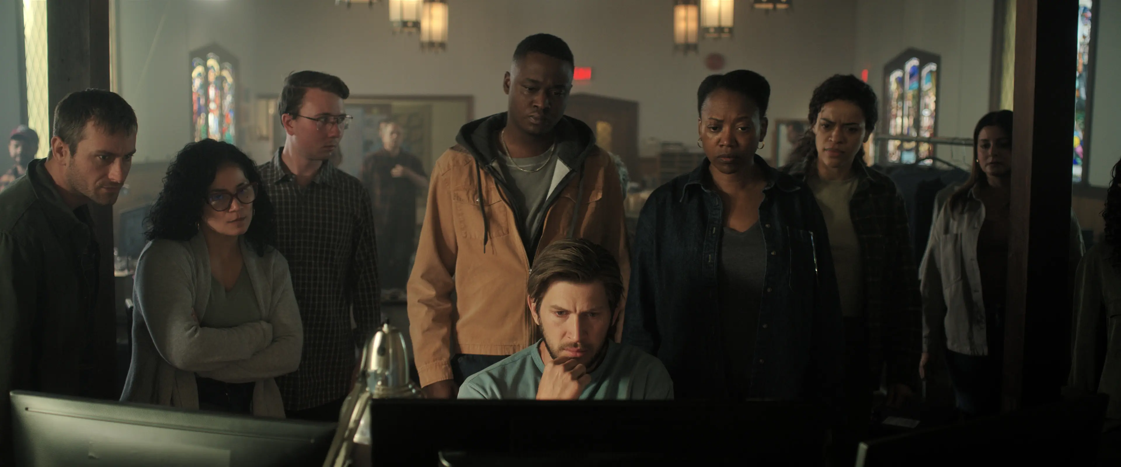 Erika Alexander, Ashton Sanders and Alvina August in Invasion-courtesy Apple TV+.