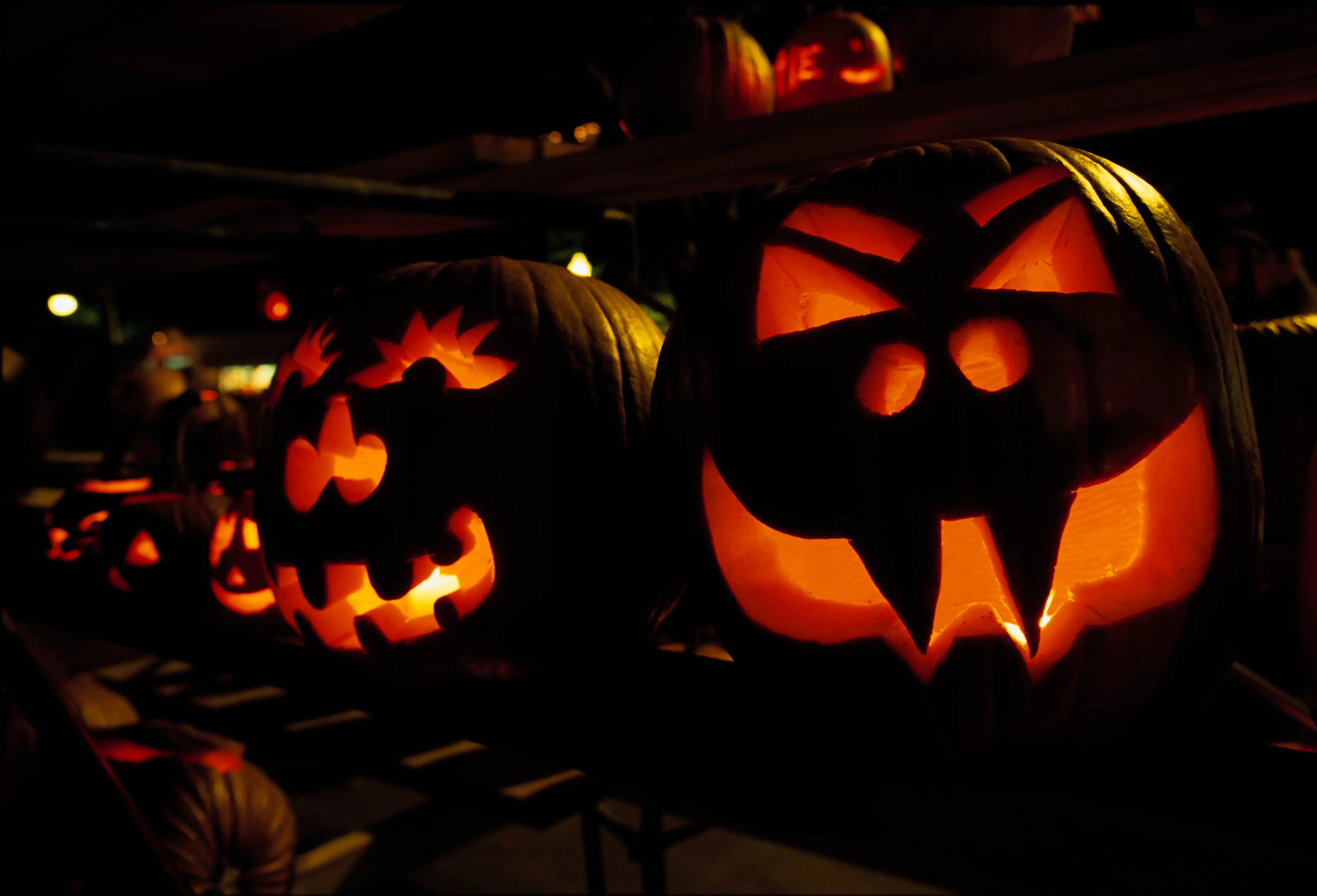 (Original Caption) Keene, New Hampshire: Pumpkin Festival. (Photo by © Erik Freeland/CORBIS SABA/Corbis via Getty Images)