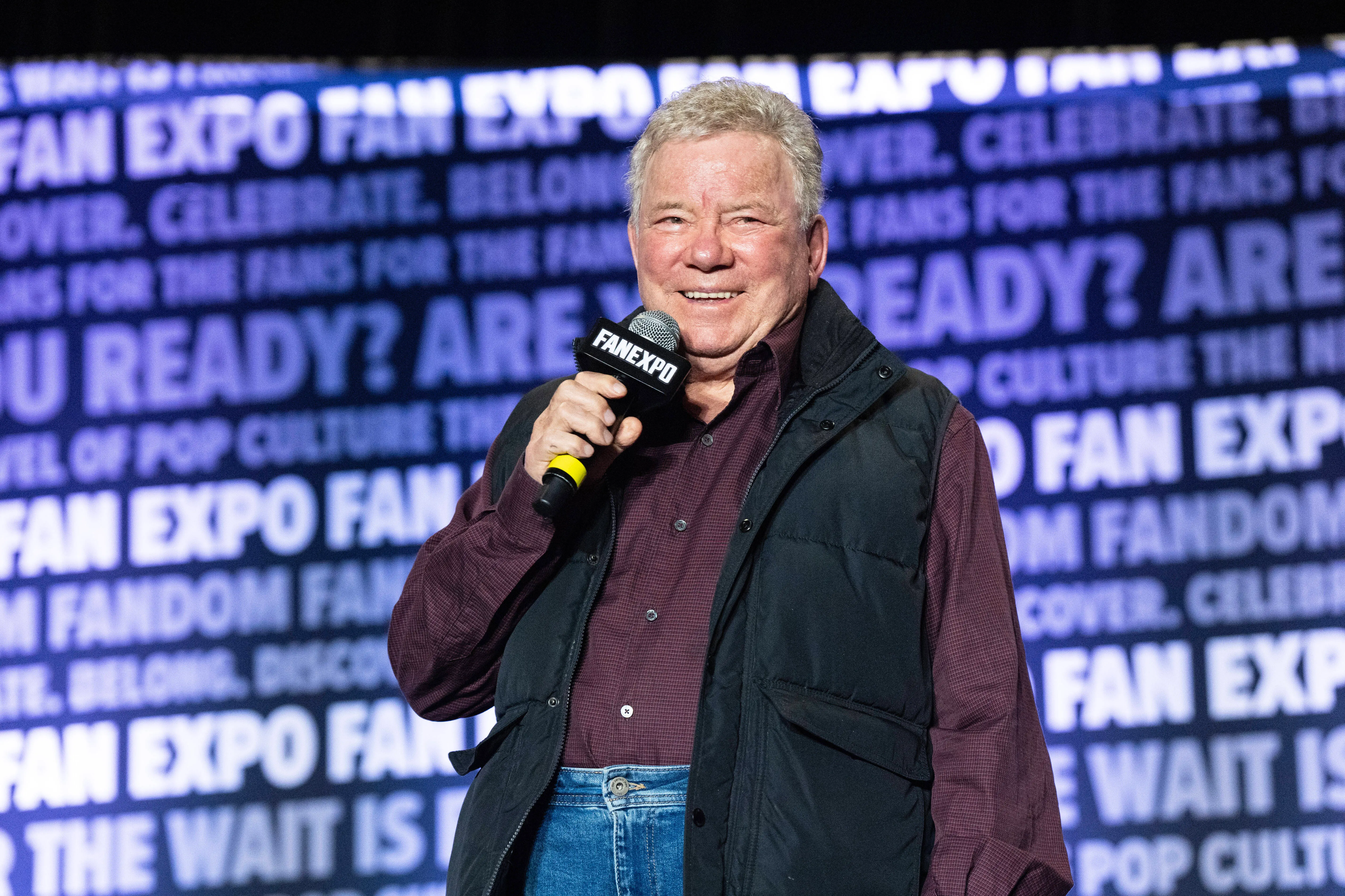 NEW ORLEANS, LOUISIANA - JANUARY 11: William Shatner attends 2025 FAN EXPO at Ernest N. Morial Convention Center on January 11, 2025 in New Orleans, Louisiana. (Photo by Erika Goldring/Getty Images)