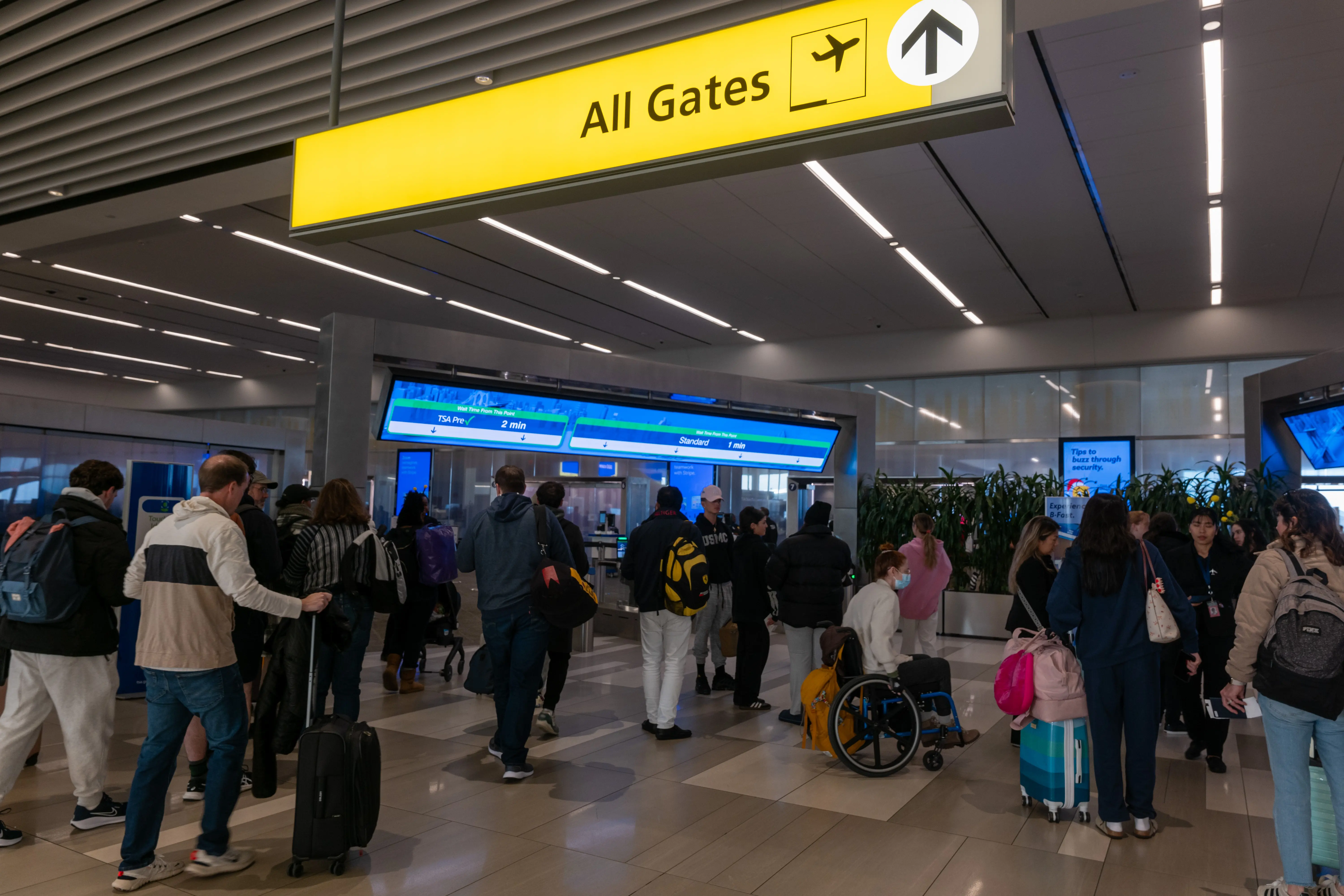 The LaGuardia Airport (LGA) on one of the busiest travel days of the year on November 26, 2024 in New York City. (Photo by Spencer Platt/Getty Images)