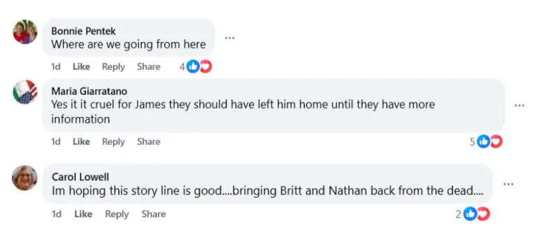 Comments by other fans (Image via Facebook/ @General Hospital Fans - Official)