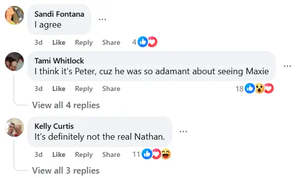 Comment by other fans (Image via Facebook/@General Hospital Fans - Official)
