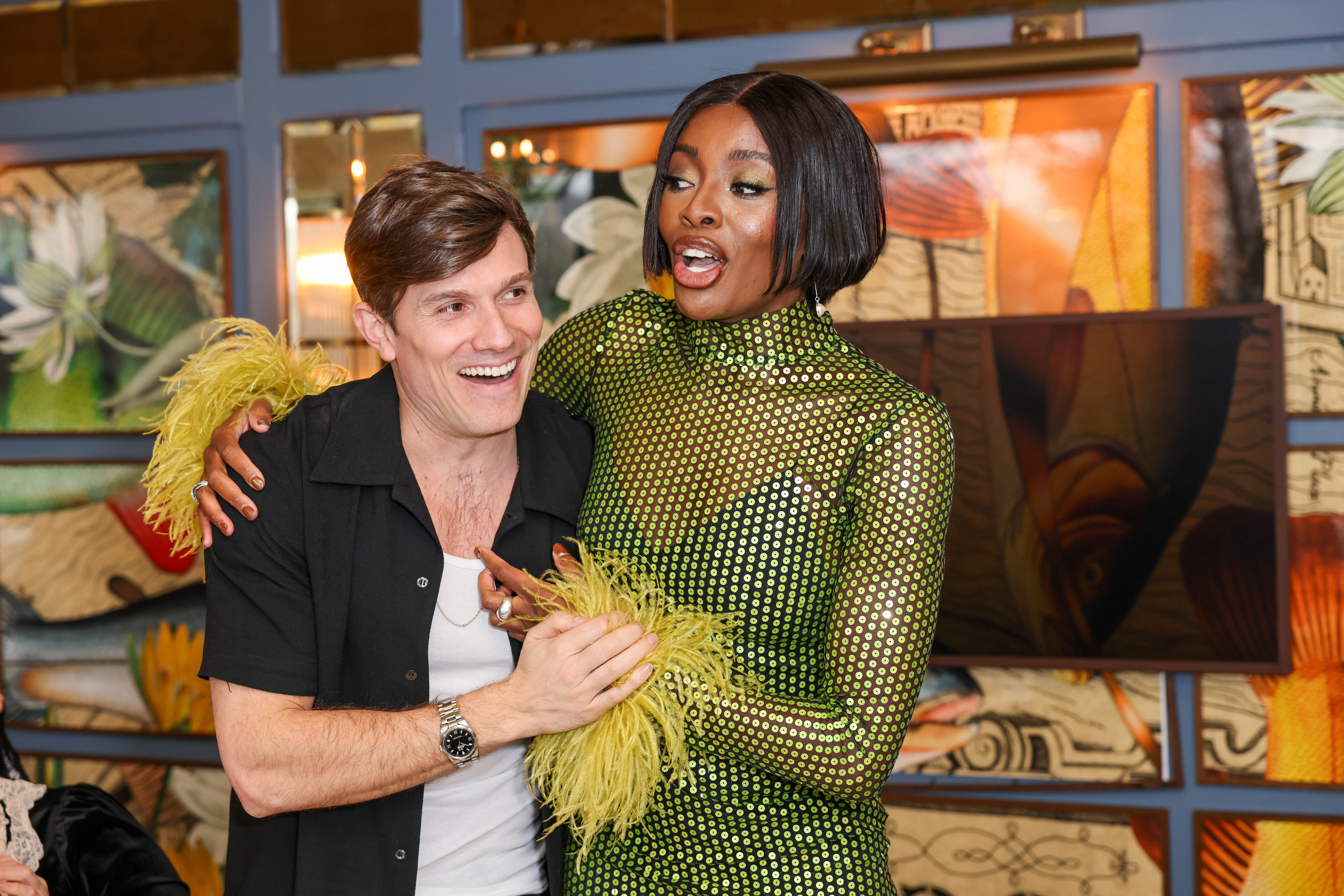 Big Brother UK hosts, Will Best and AJ Odudu (Image via Getty)