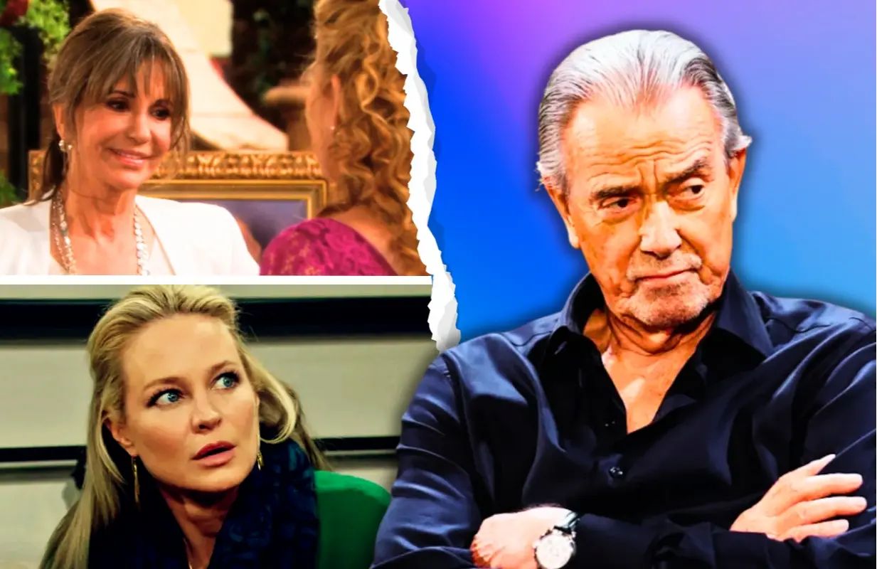 Clockwise from topleft, Jill, Victor and Sharon from The Young and the Restless