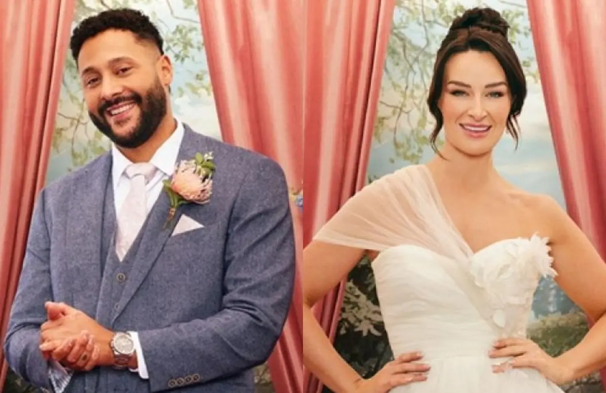 Bailey and Rebecca from Married at First Sight UK (Image via Channel 4)
