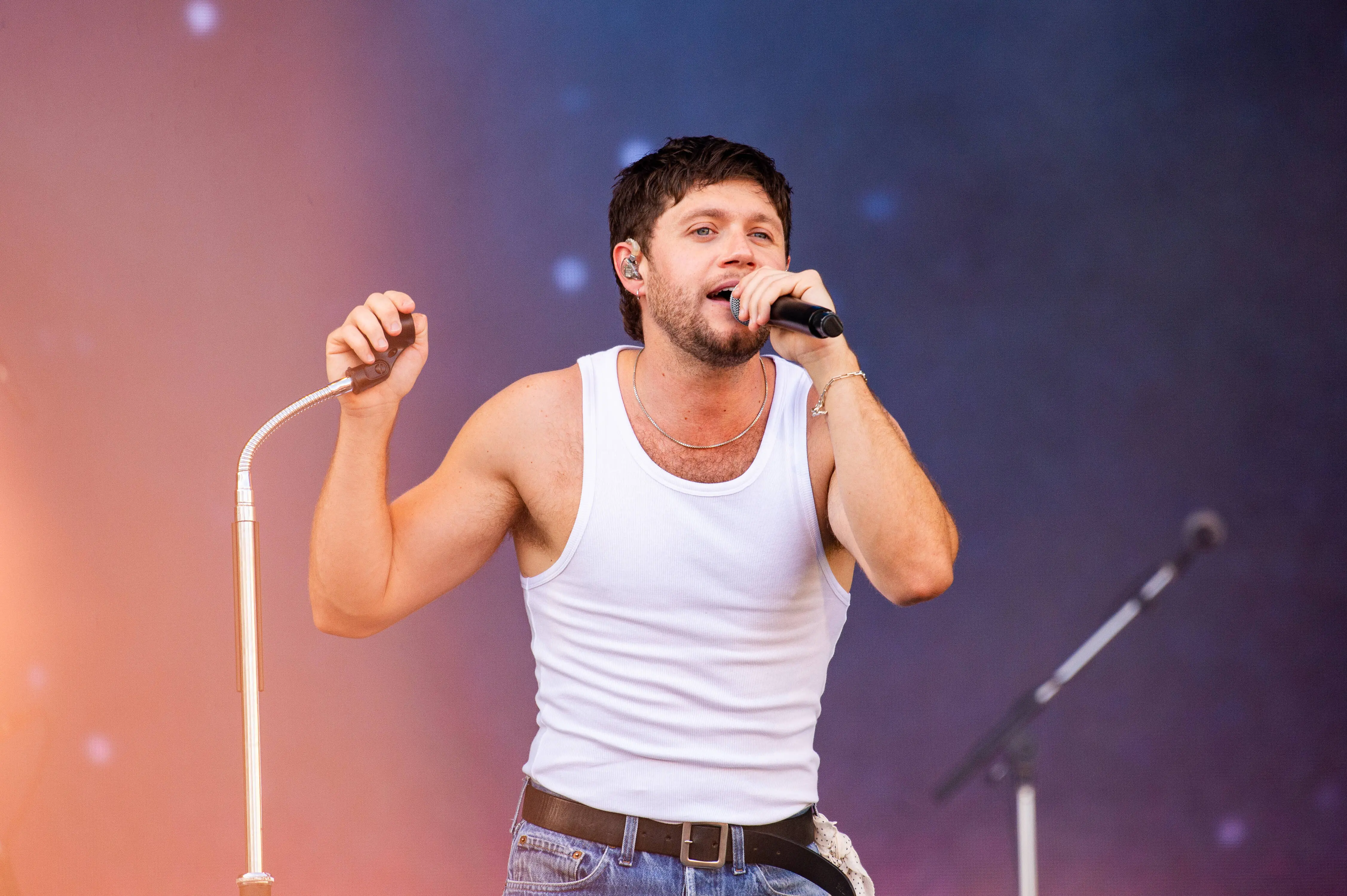 The Voice season 28 coach Niall Horan performs on day 1 of 2024 Superbloom Festival (Image via Getty)