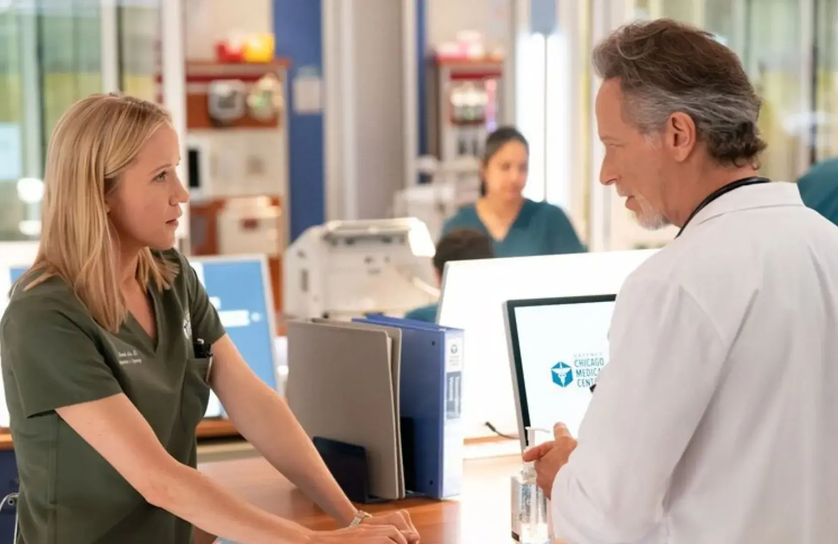 A still from Chicago Med Season 11 Episode 1