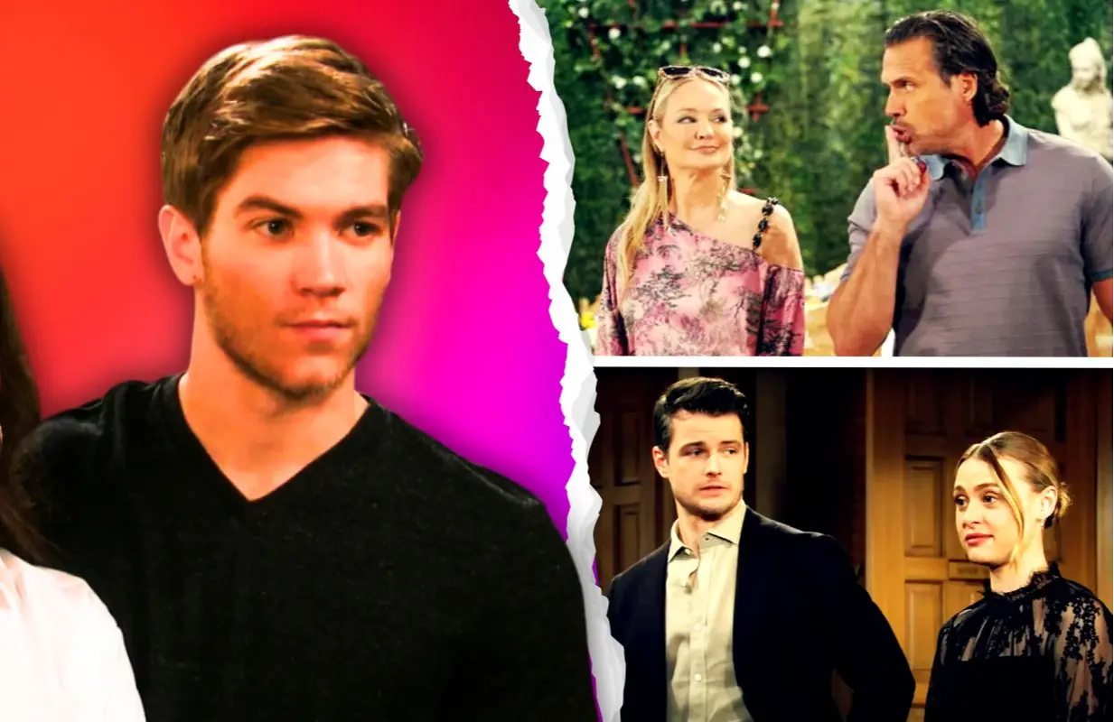 Clockwise from left, Noah, Sharon, Nick, Claire and Kyle on The Young and the Restless