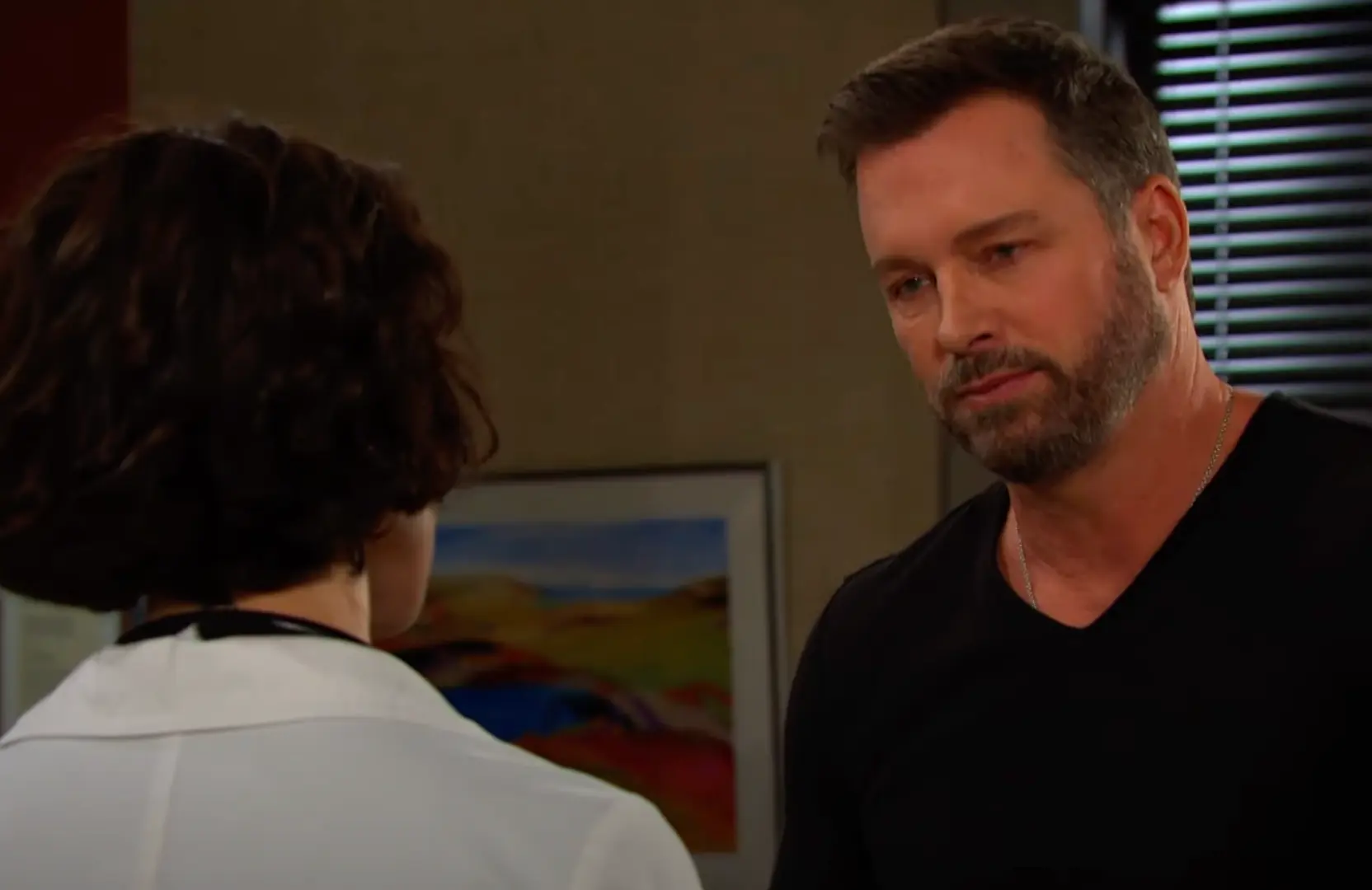 Brady Black confronting Sarah Horton (Image via YouTube / Days of Our Lives)