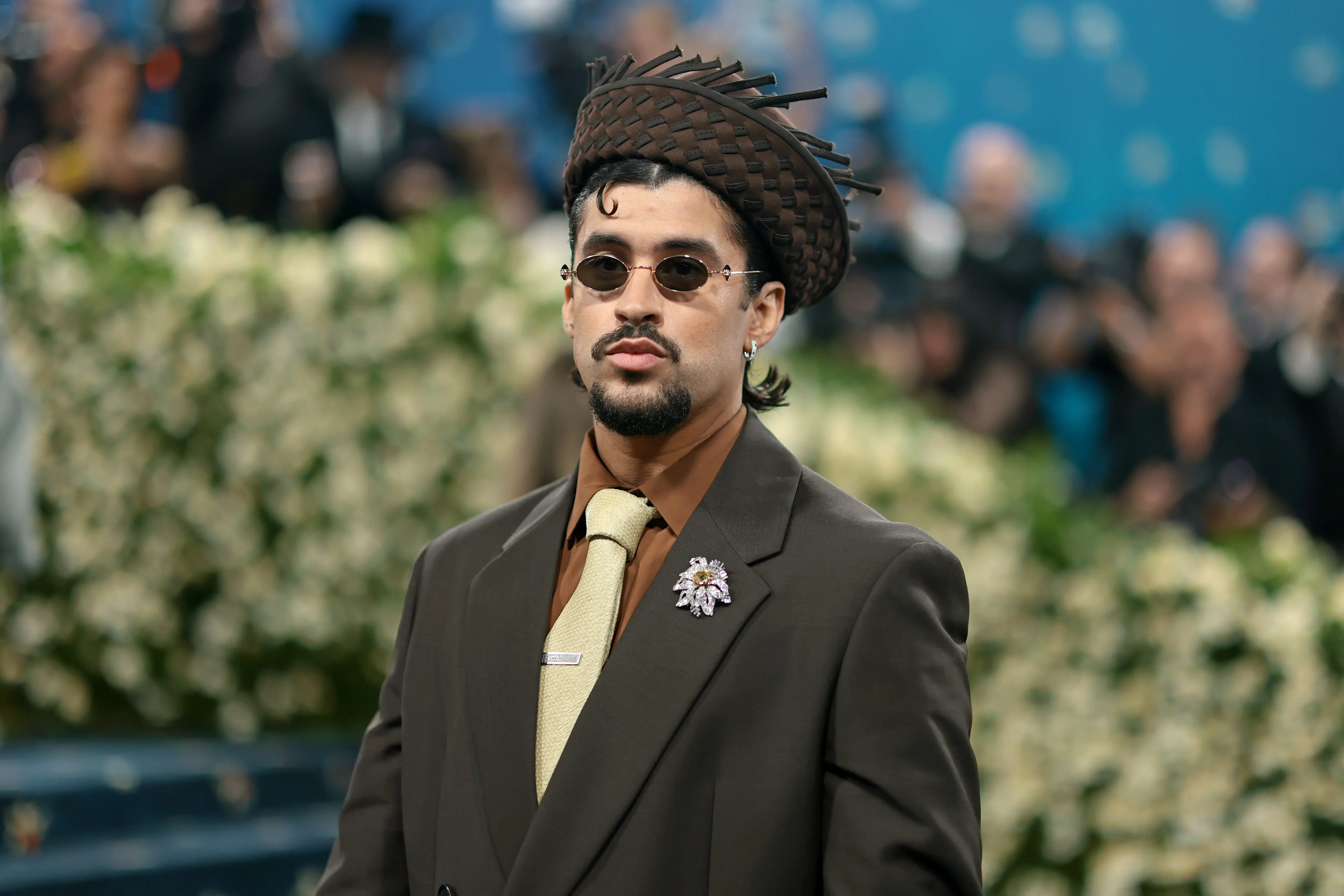 Viral video claims Mark Wahlberg told Bad Bunny to go back to Puerto Rico. (Image by Dimitrios Kambouris/Getty Images for The Met Museum/Vogue)