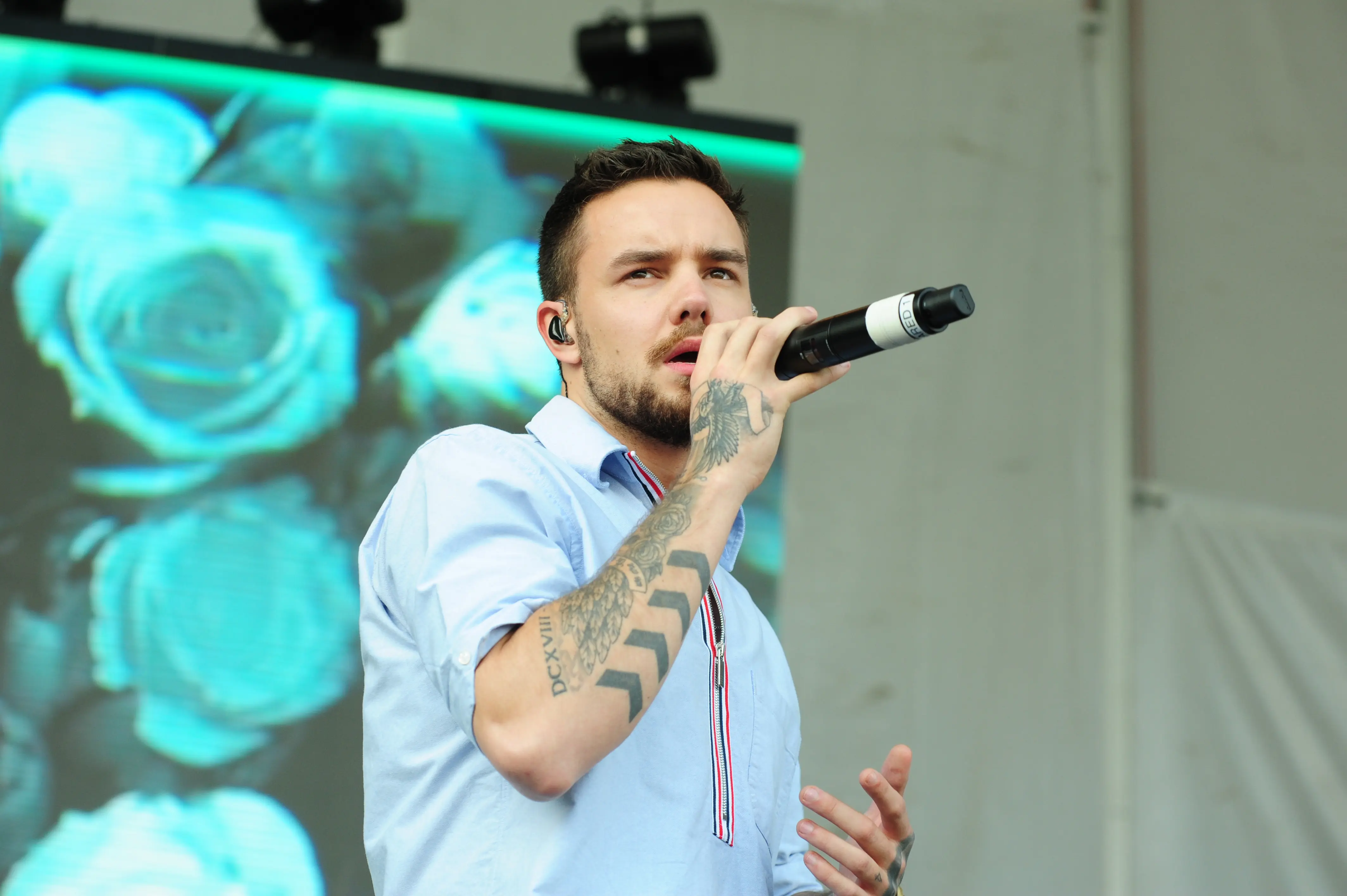 Recording Artist Liam Payne performs during Nickelodeon SlimeFest at Huntington Bank Pavilion at Northerly Island on June 9, 2018 in Chicago, Illinois.  (Photo by Timothy Hiatt/Getty Images for Nickelodeon)