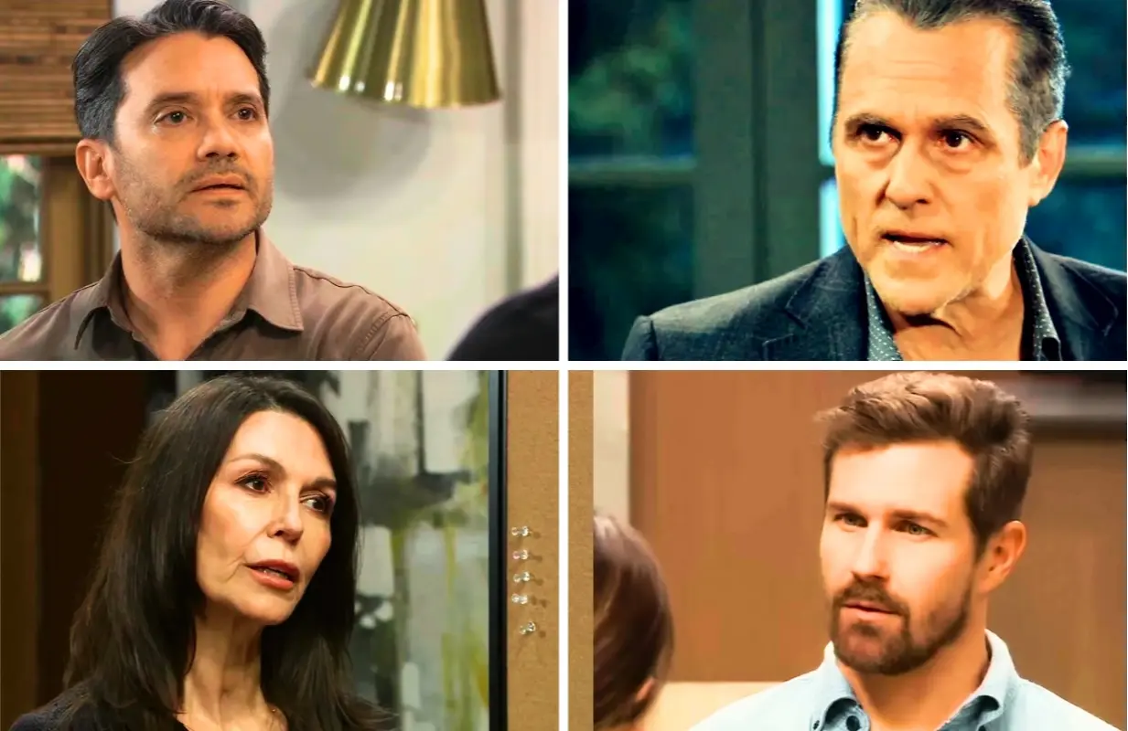 Clockwise from topleft, Dante, Sonny, Cody and Anna of General Hospital