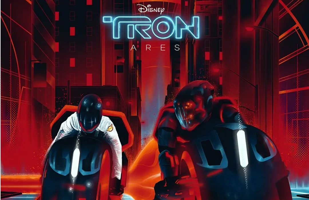 Tron: Ares poster via @disneystudios