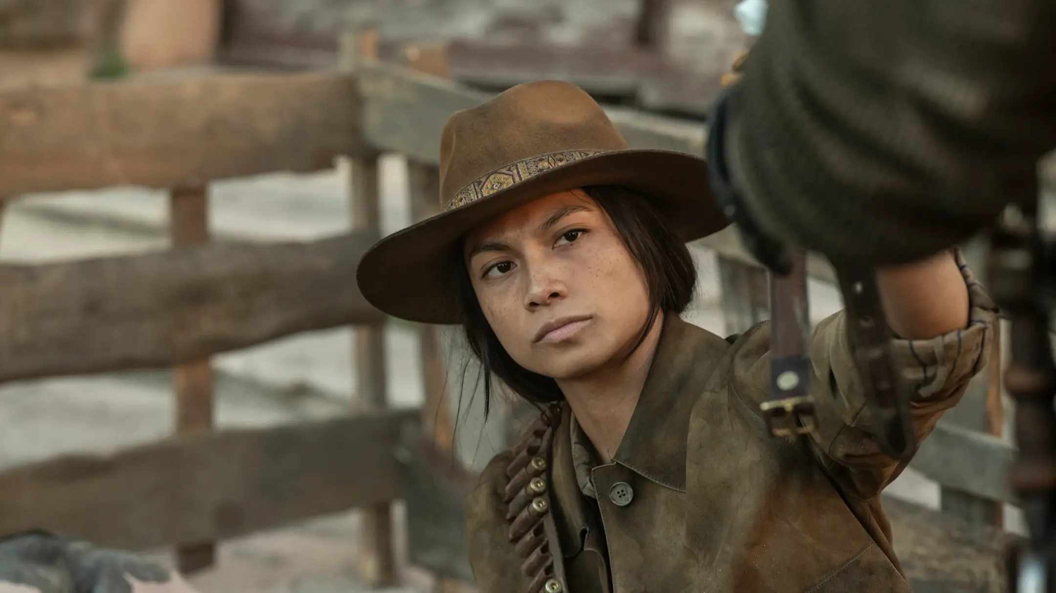 Alexandra Masangkay as Paz in The Walking Dead: Daryl Dixon season 3, episode 2: Photo credit: AMC Networks