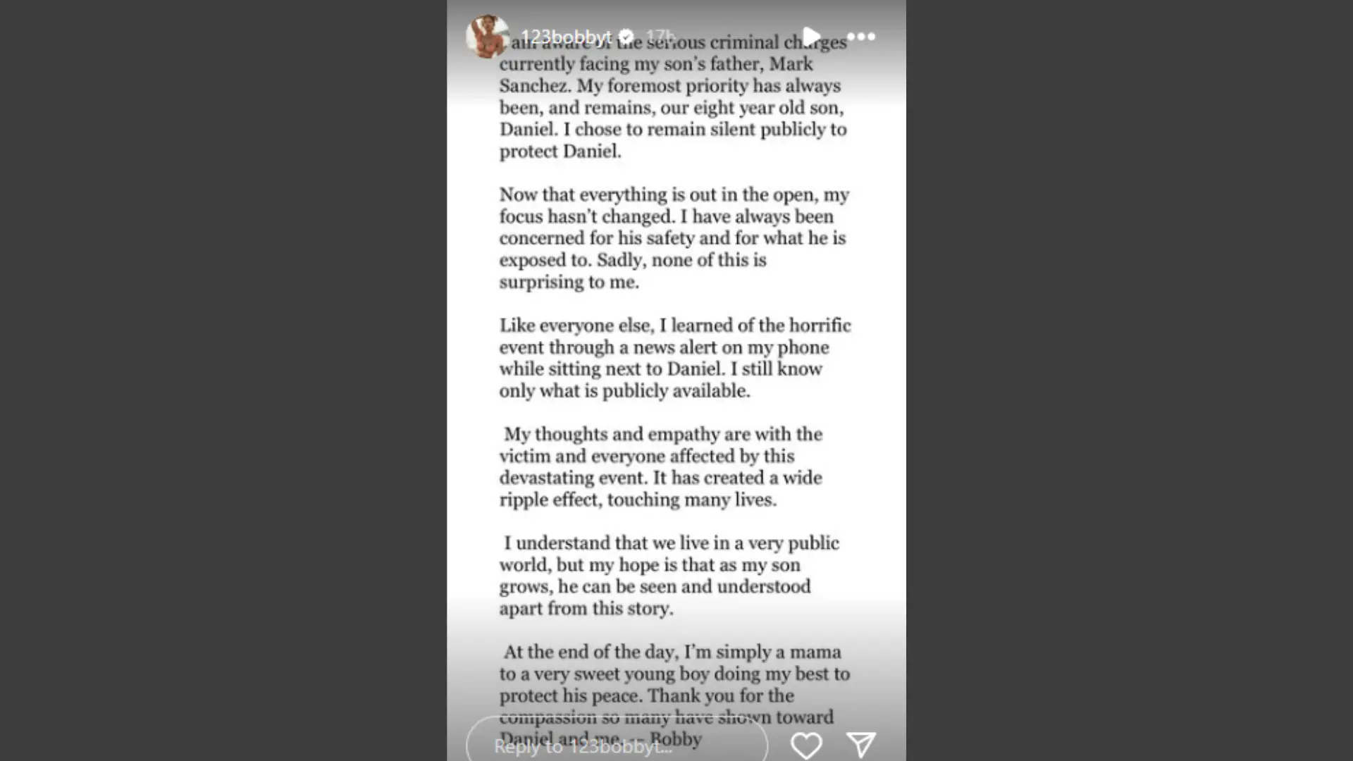 Bobby T reacts to Mark Sanchez's arrest and stabbing (Image via Instagram/123bobbyt)