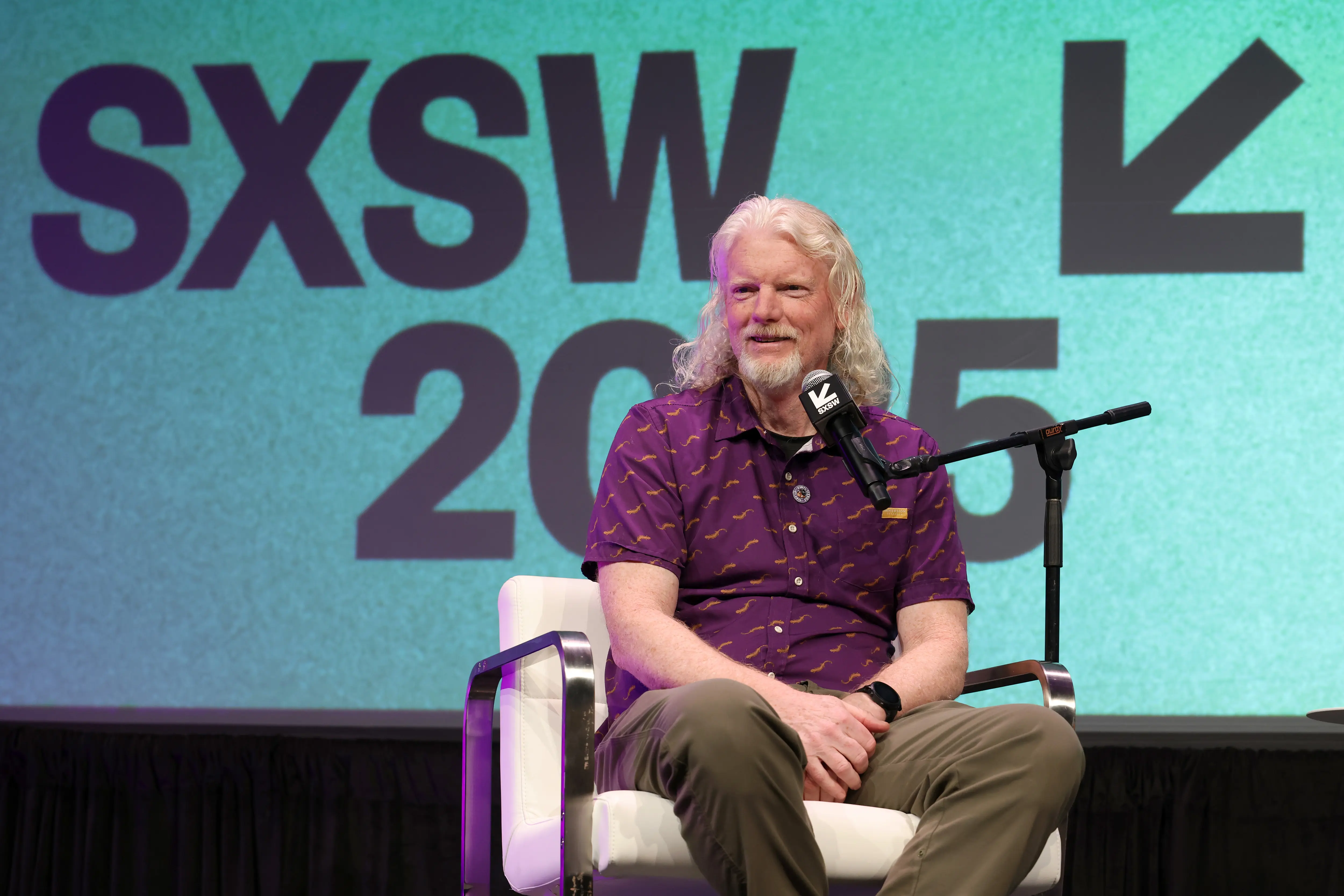 AUSTIN, TEXAS - MARCH 09: Dan Clancy, CEO, Twitch, speaks at the Channels live podcast at the Vox Media Podcast Stage presented by Smartsheet At SXSW on March 09, 2025 in Austin, Texas. (Photo by Rick Kern/Getty Images for Vox Media)