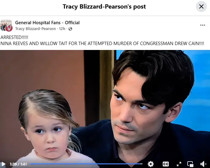 The post (Image via Facebook/ @General Hospital Fans - Official)