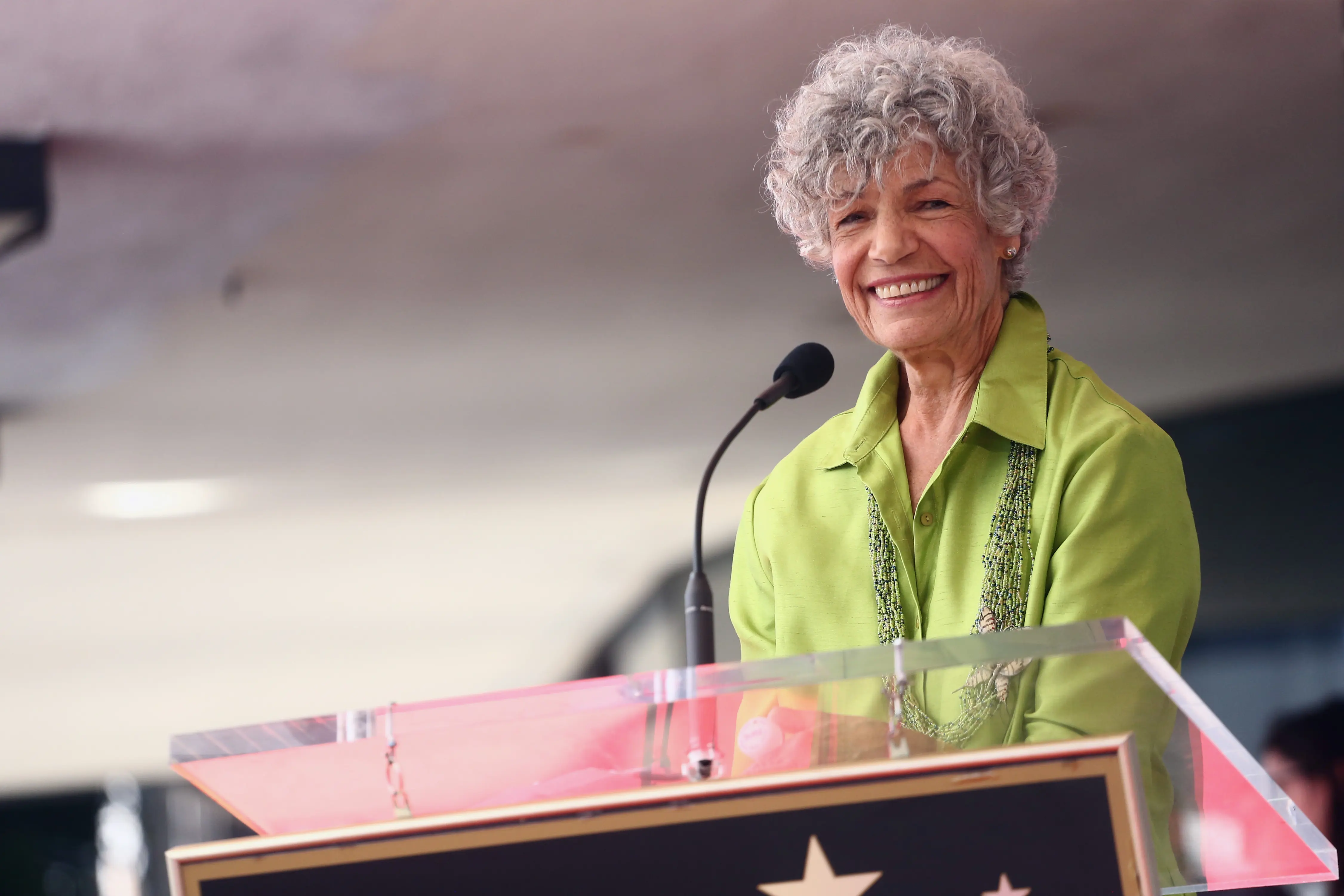 HOLLYWOOD, CALIFORNIA - MARCH 03: Susan Stamberg is honored with a star on The Hollywood Walk of Fame on March 03, 2020 in Hollywood, California. (Photo by Tommaso Boddi/WireImage)