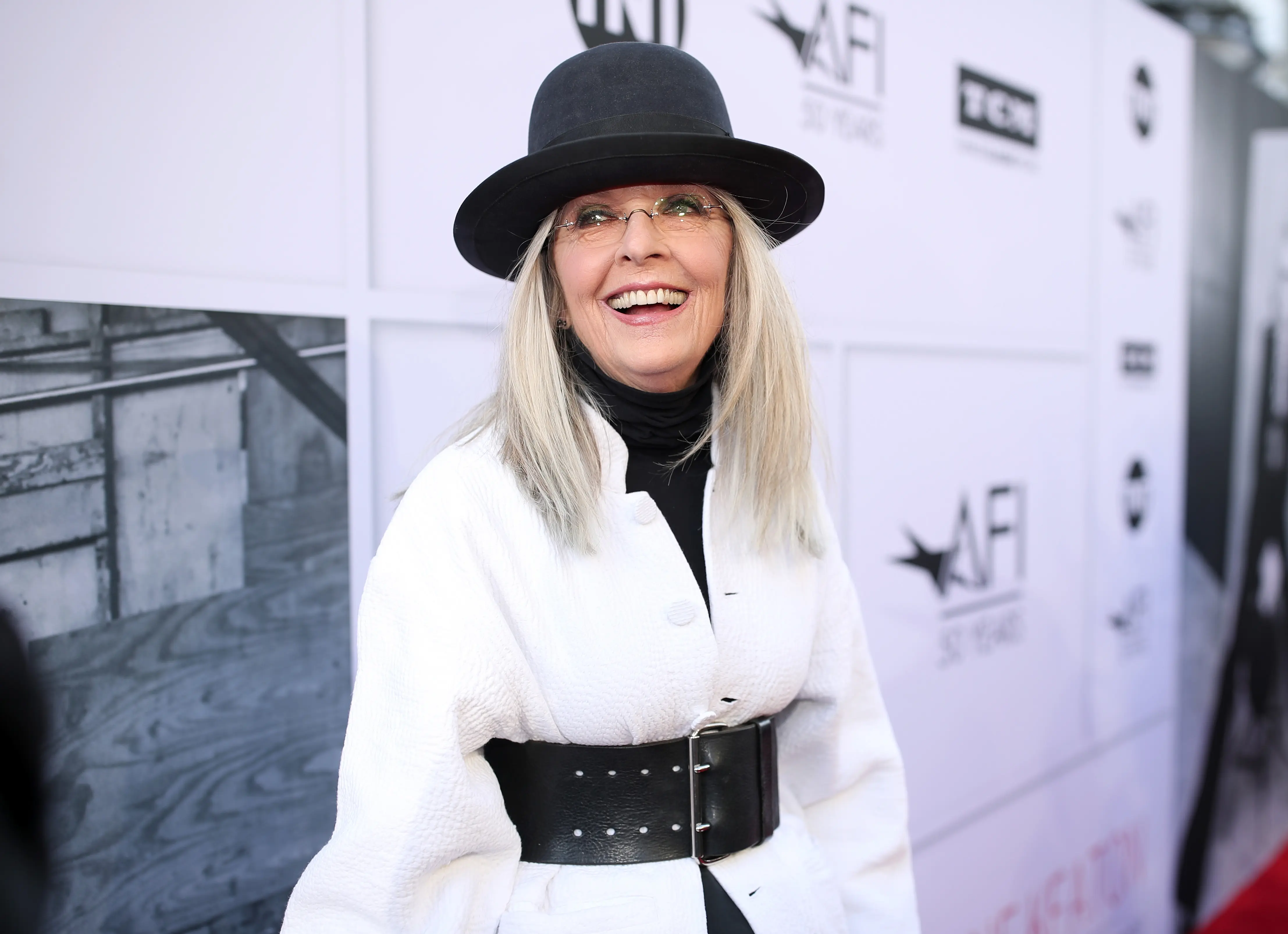 HOLLYWOOD, CA - JUNE 08:  Honoree Diane Keaton arrives at American Film Institute's 45th Life Achievement Award Gala Tribute to Diane Keaton at Dolby Theatre on June 8, 2017 in Hollywood, California. 26658_002  (Photo by Christopher Polk/Getty Images for Turner)