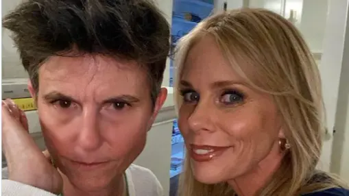 Tig Notaro and Cheryl Hines (Image via X/@nicole)
