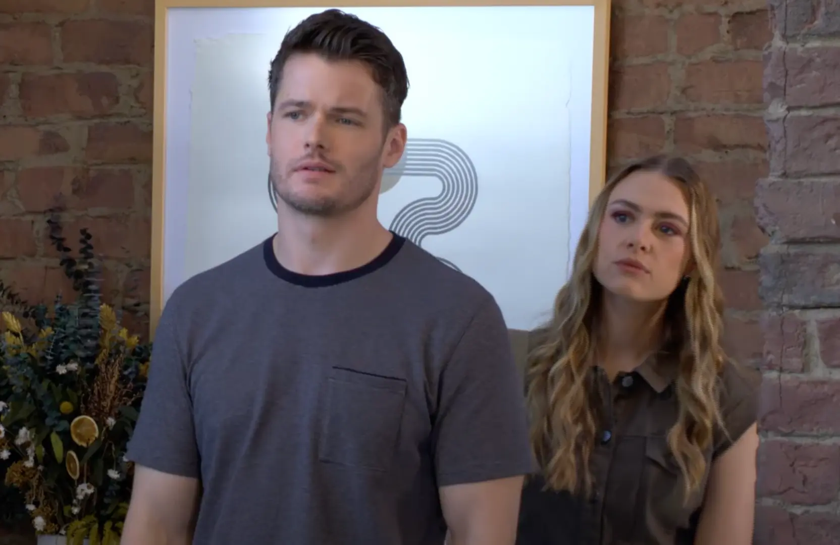 Kyle Abbott and Claire Newman (Image via YouTube / Y&amp;R INSIDER)