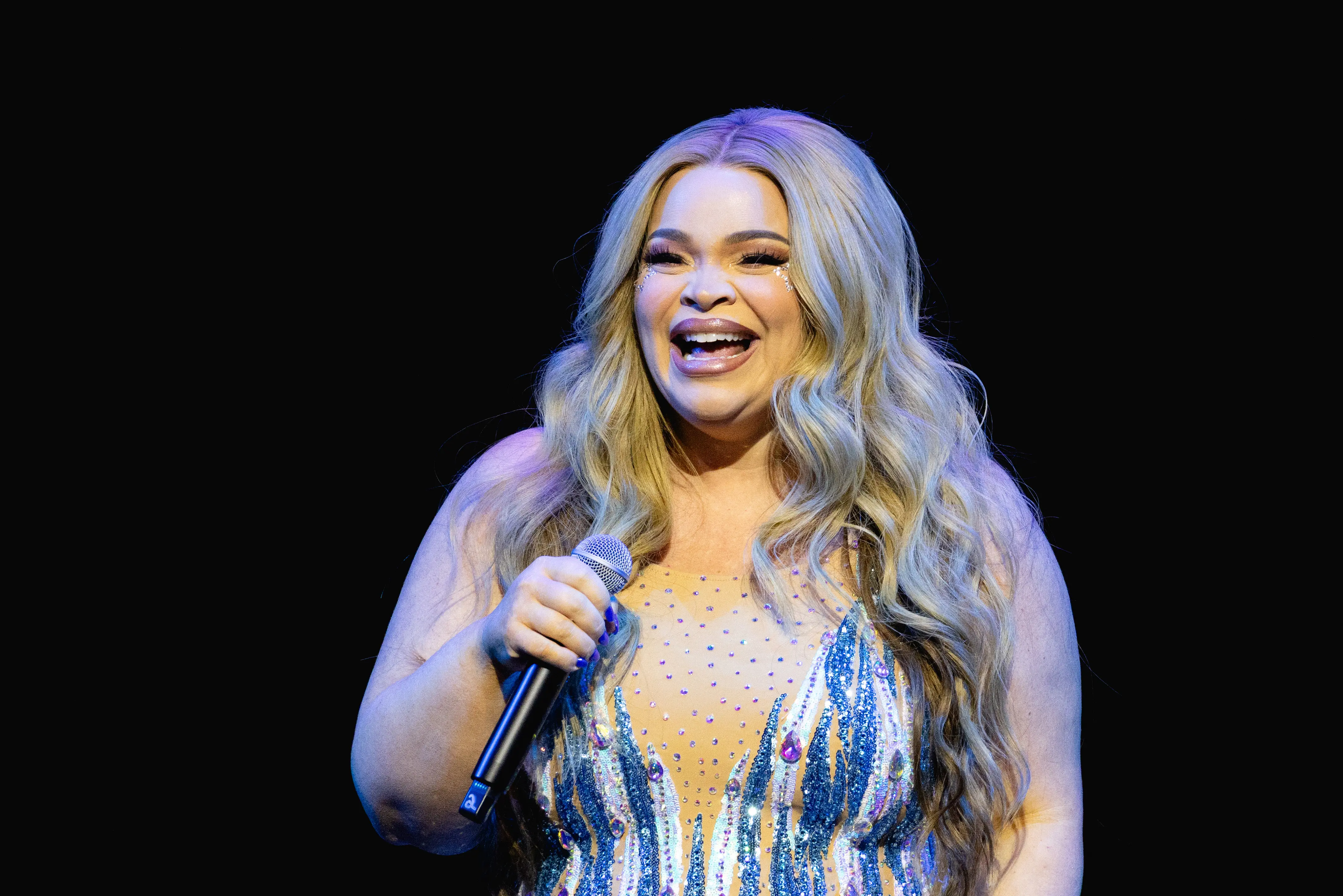 Trisha Paytas performs onstage during "The Eras of Trish Tour" at ACL Live at the Moody Theater on May 18, 2025 in Austin, Texas. (Photo by Rick Kern/Getty Images)