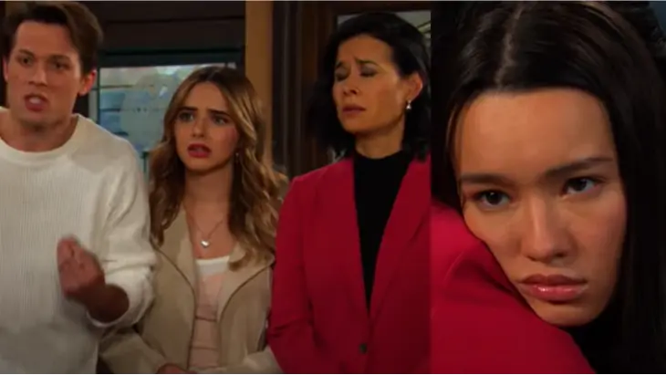 Tate, Holly, Amy &amp; Sophia (Image via YouTube - OfficialDaysofourLives)