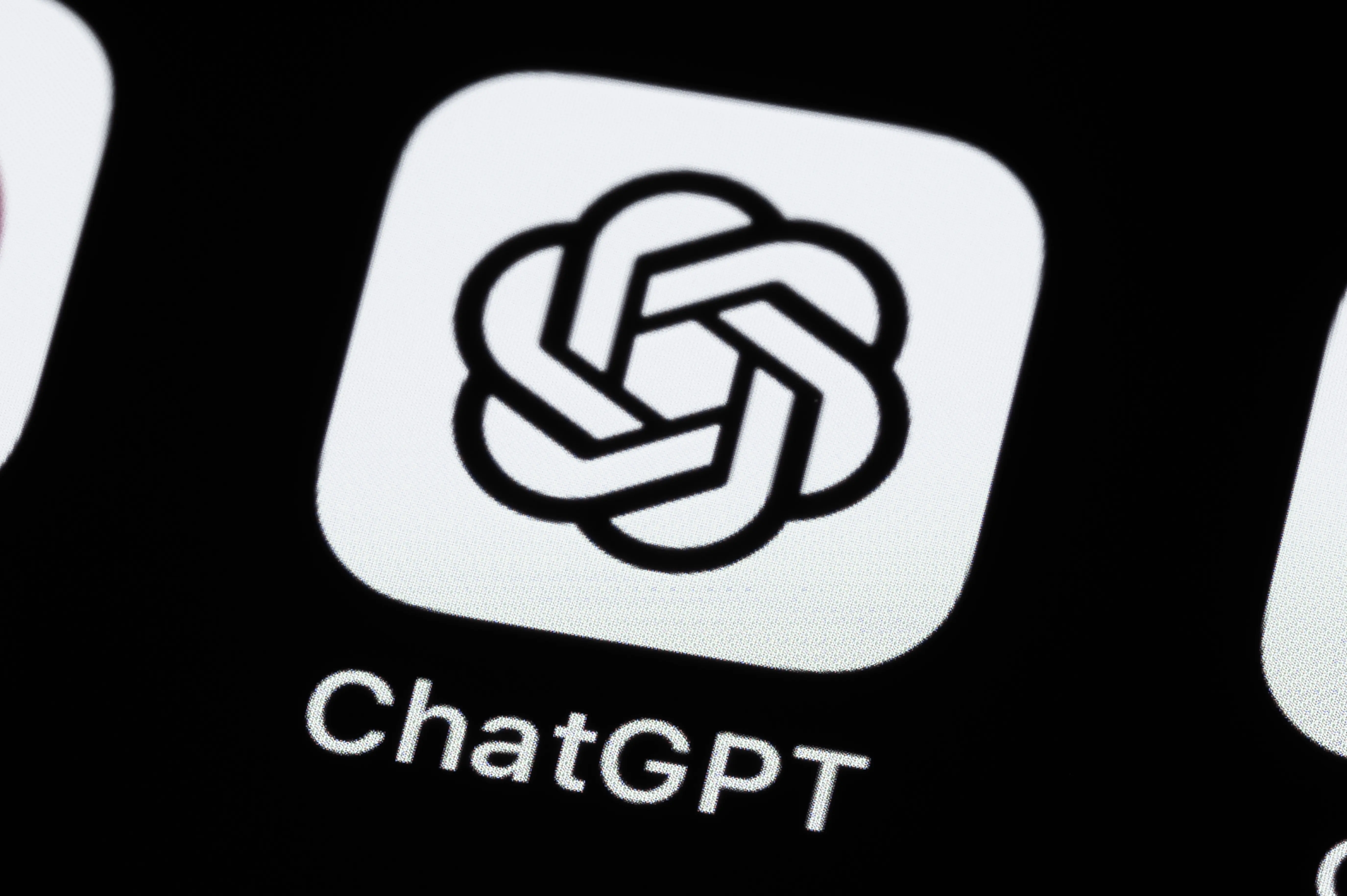 SYMBOL - 08 May 2024, Baden-Württemberg, Rottweil: The App Chat GPT application can be seen on the display of a smartphone. Photo: Silas Stein/dpa (Photo by Silas Stein/picture alliance via Getty Images)