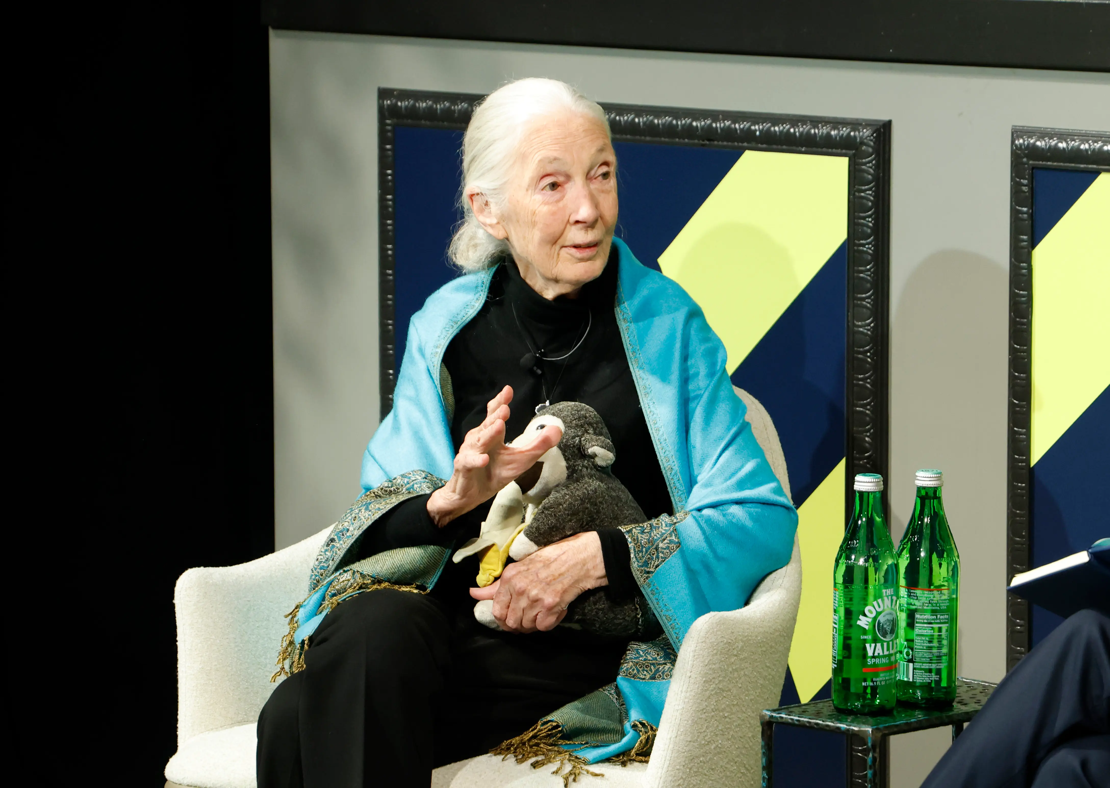 Jane Goodall continued working before the day of her death (Image via Getty)