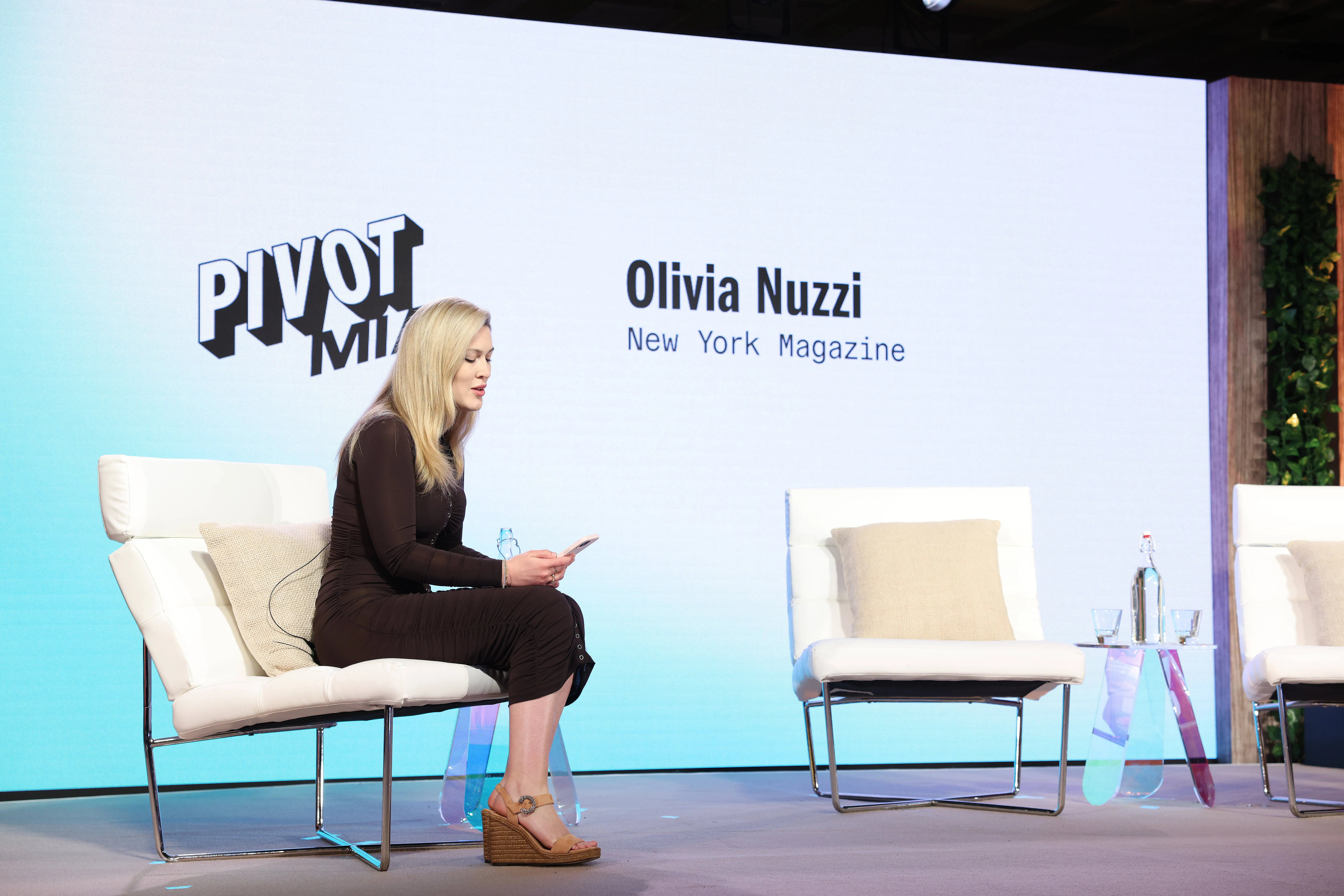 Reporter Olivia Nuzzi attends Pivot MIA at 1 Hotel South Beach on February 16, 2022 in Miami, Florida. (Photo by Alexander Tamargo/Getty Images for Vox Media)