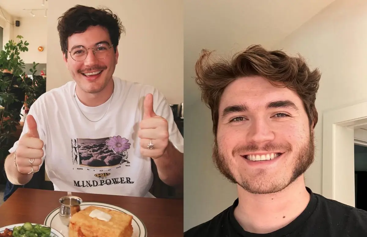 Ted Nivison and Jschlatt (Photo: Instagram/@tednivison and @jschlatt)