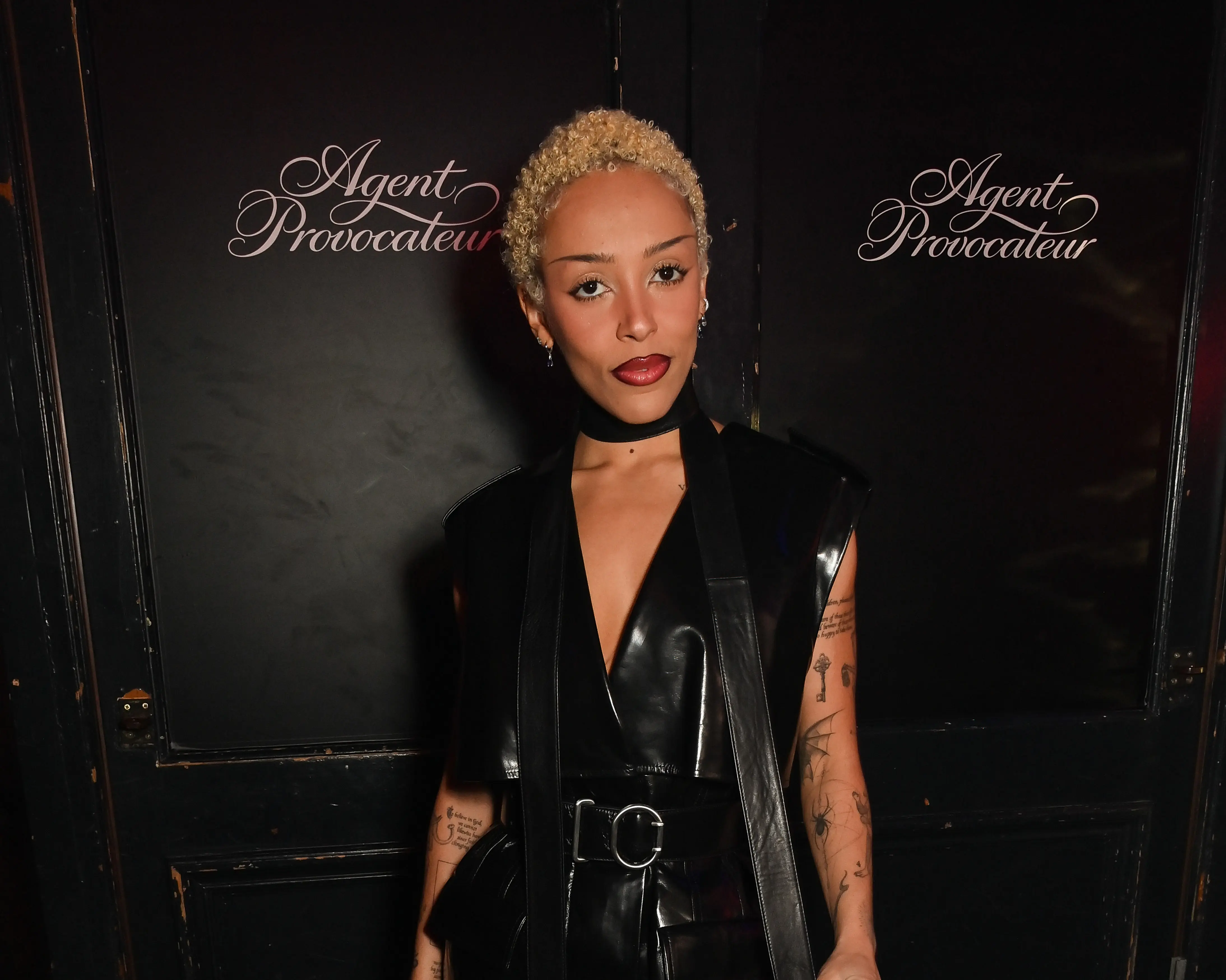 Doja Cat attends Agent Provocateur's Christmas Campaign launch at The Marquis Cornwallis on November 13, 2024 in London, England. (Photo by Dave Benett/Getty Images for Agent Provocateur)
