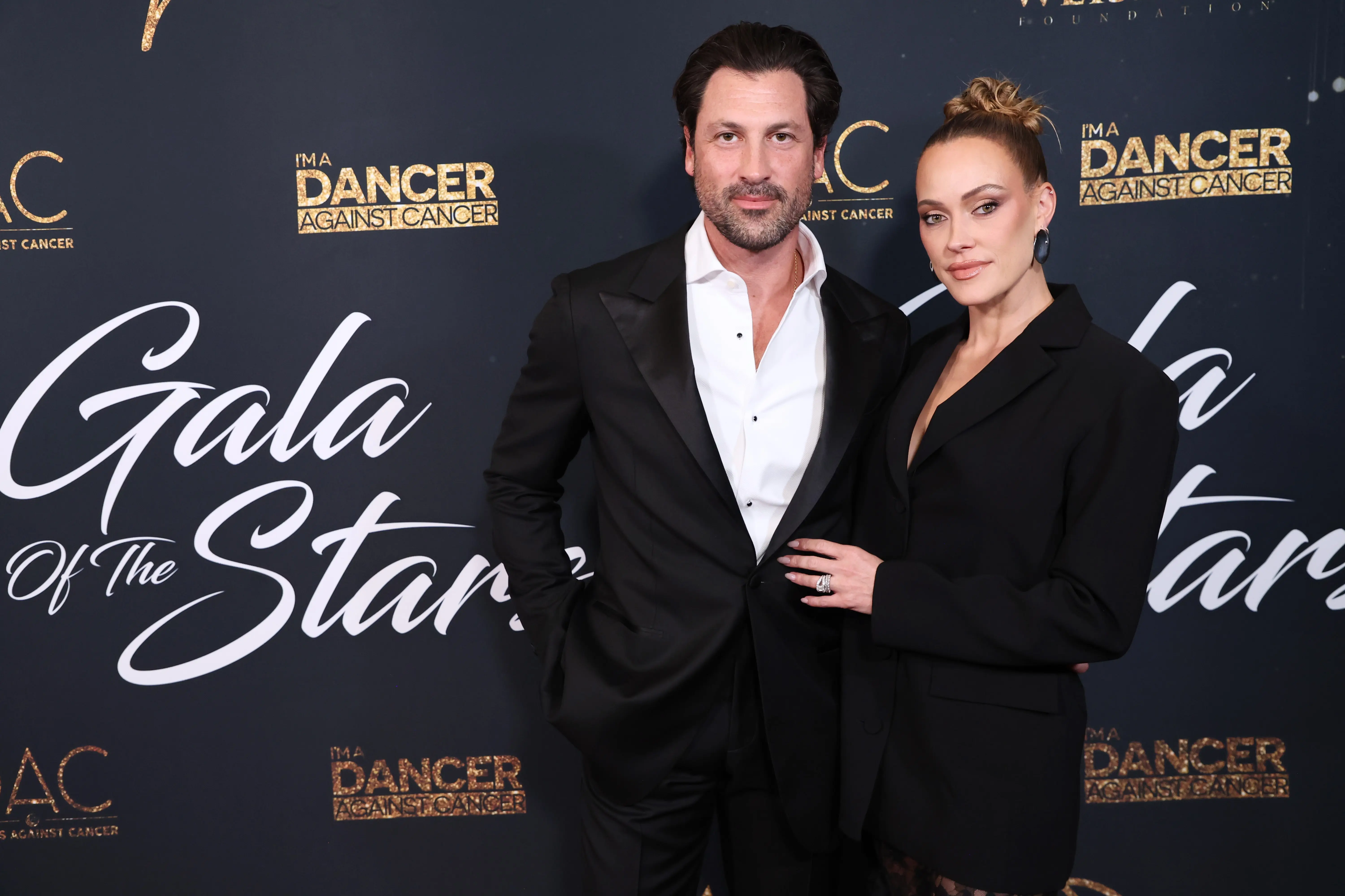Maks Chmerkovskiy with wife Peta (Image via Getty)