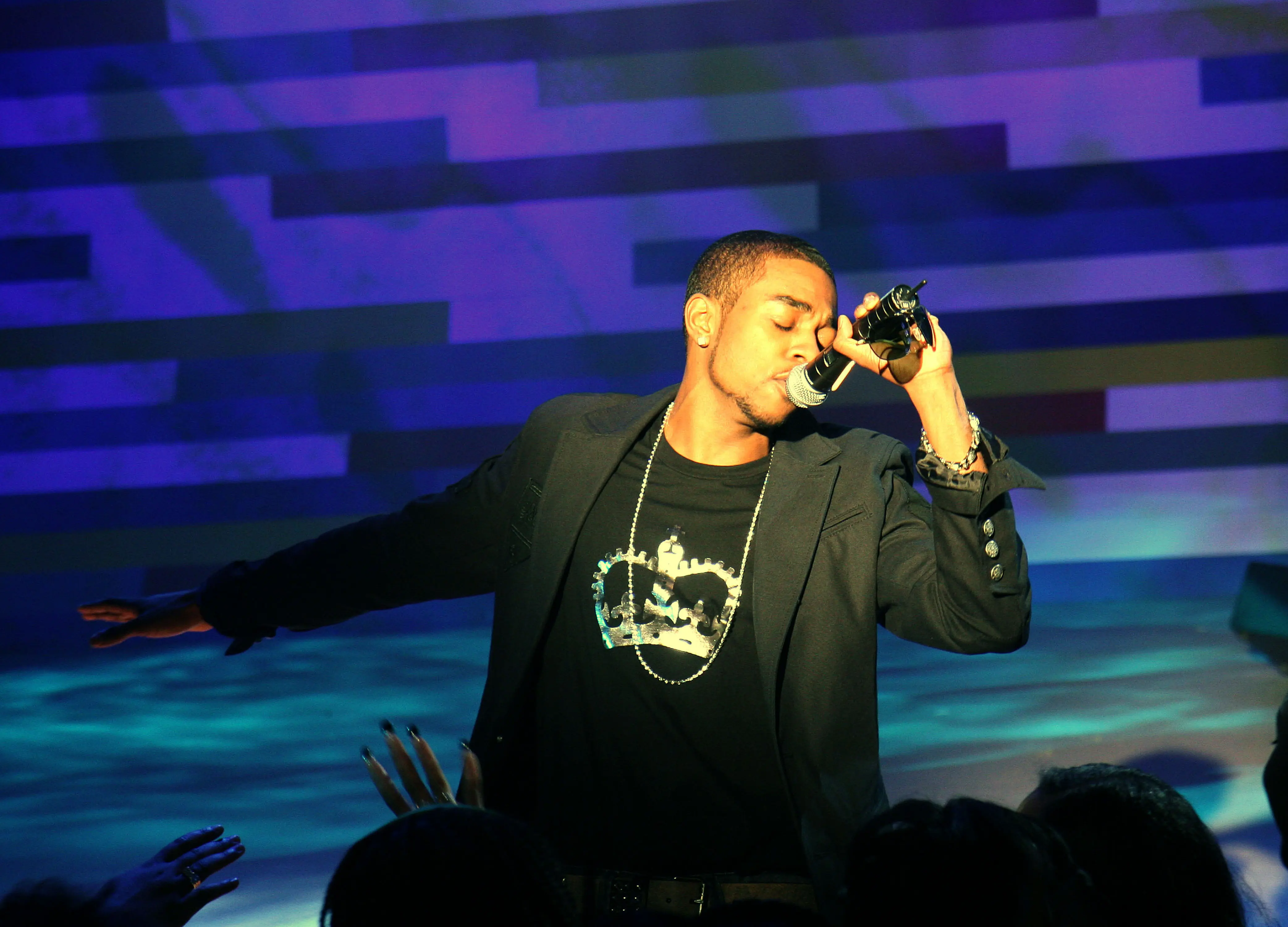 Sammie during Mark Wahlberg, Fabolous and Sammie visit BET's "106 & Park" - March 14, 2007 at BET Studios in New York City, New York, United States. (Photo by Johnny Nunez/WireImage)