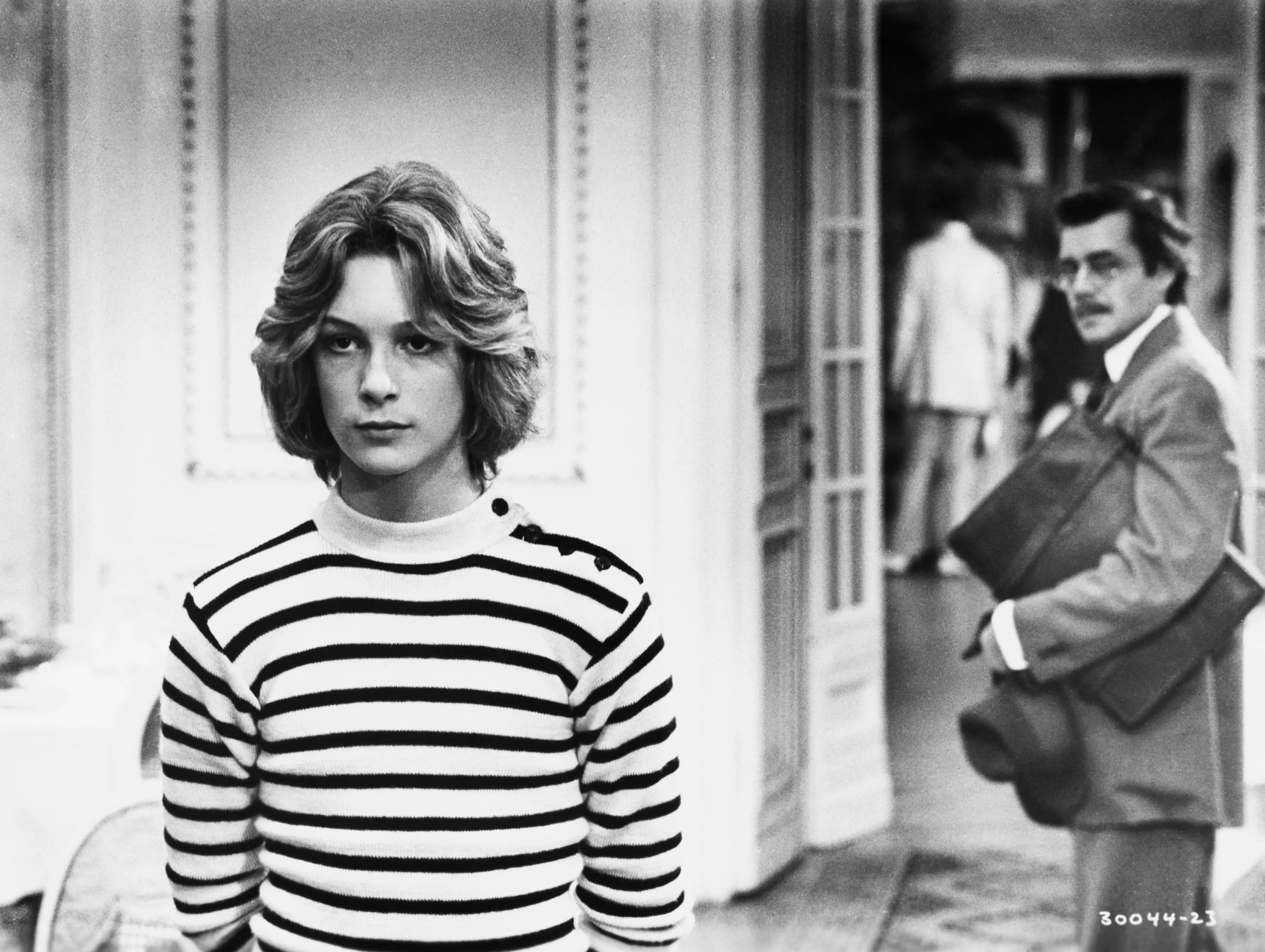 Bjorn Anderson as Tadzio and Dirk Bogarde as composer Gustav von Aschenbach in the 1971 film adaptation of the Thomas Mann novel Death in Venice. (Photo by �� John Springer Collection/CORBIS/Corbis via Getty Images)