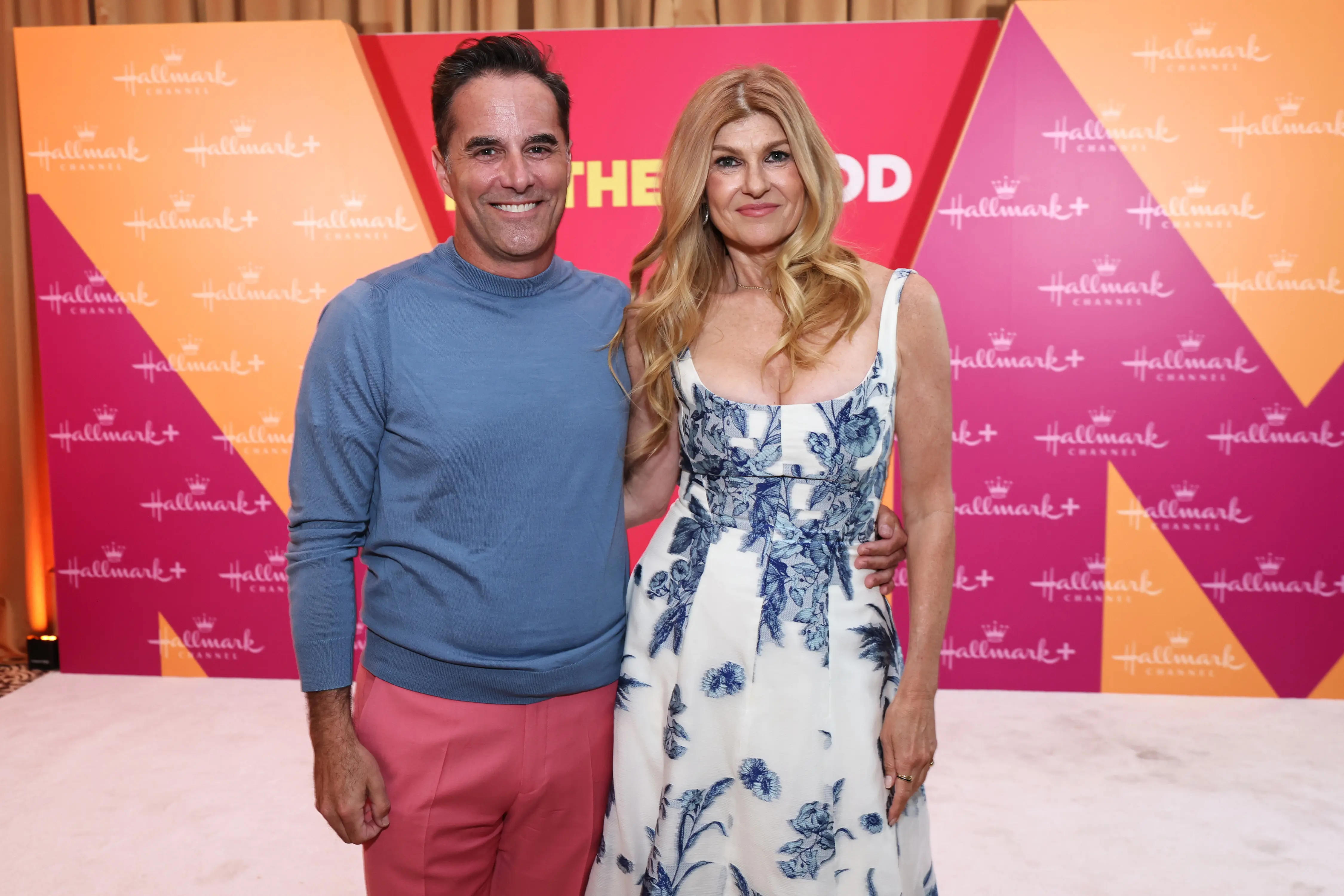 David Windsor and Connie Britton attend “The Motherhood” Press Luncheon with Connie Britton Hosted by Hallmark Channel on Thursday, May 1, 2025 (Image via Getty)