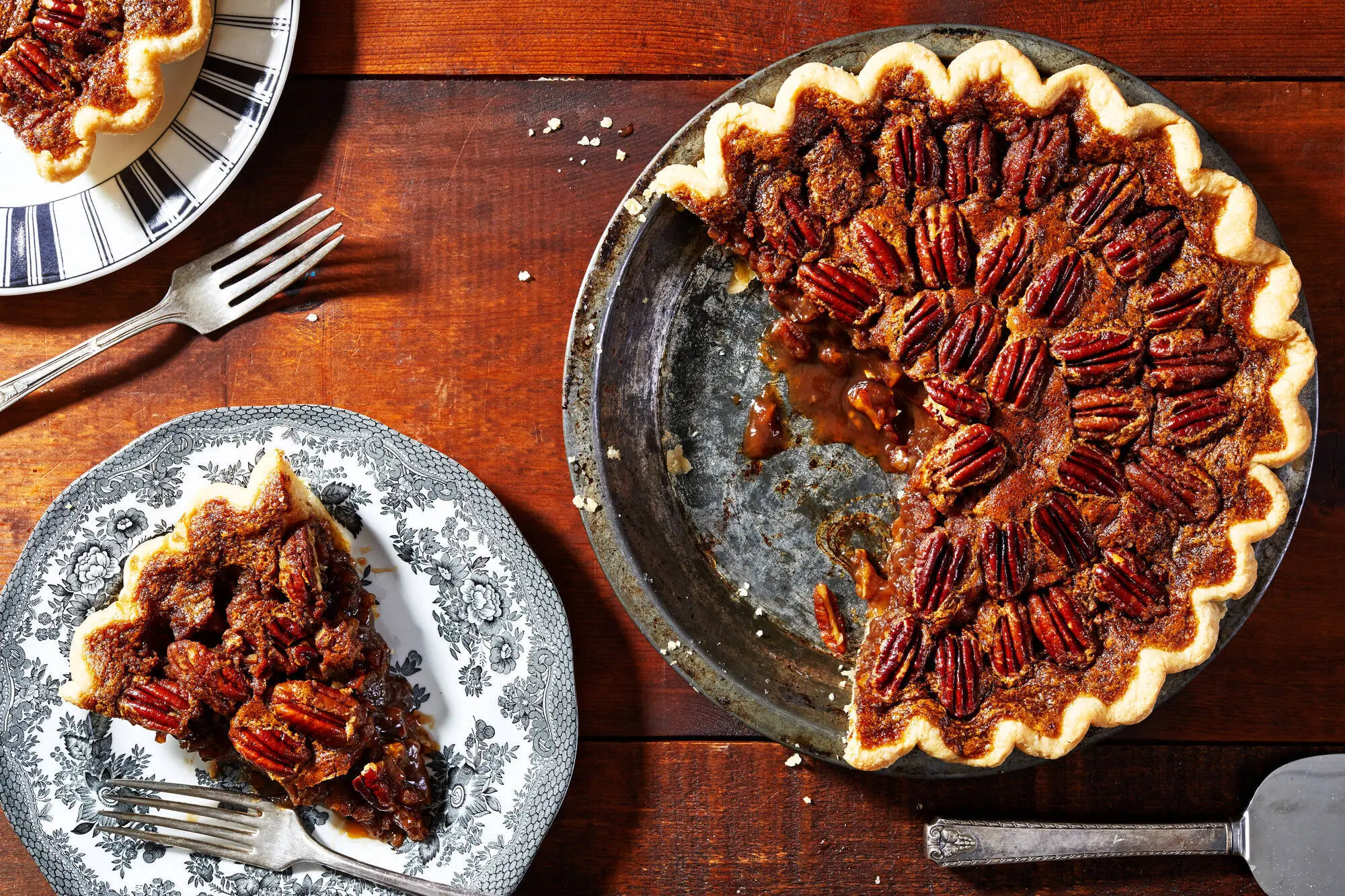 WASHINGTON, DC- October 29 : Southern pecan pie laced with whiskey photographed at The Washington Post via Getty Images in Washington, DC. (Photo by Stacy Zarin Goldberg for The Washington Post via Getty Images; food styling by Lisa Cherkasky for The Washington Post via Getty Images)