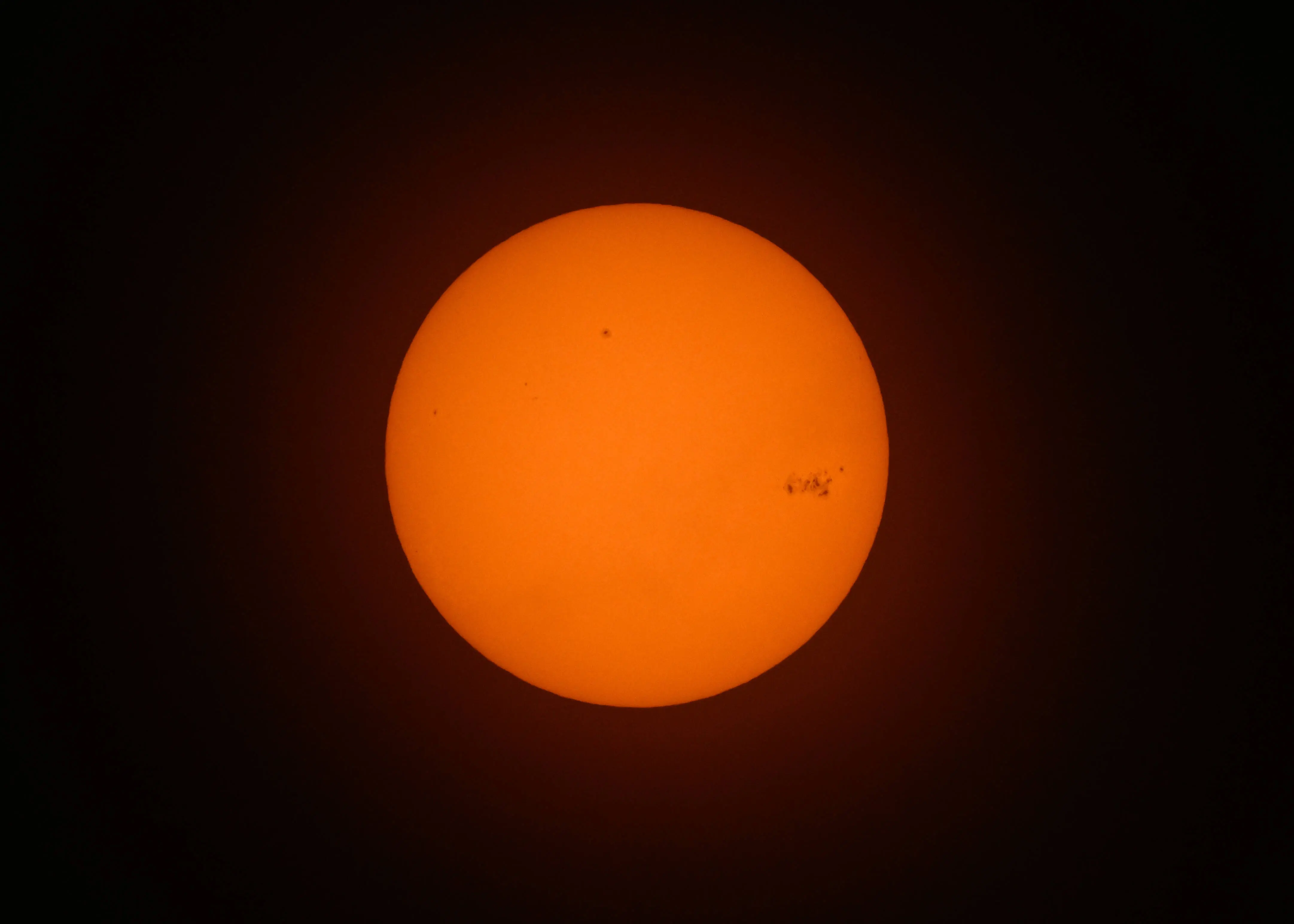 A view of an unusual sun activity created a sunspot, that is responsible for a G4 Geostorm on Earth (Image via Getty)