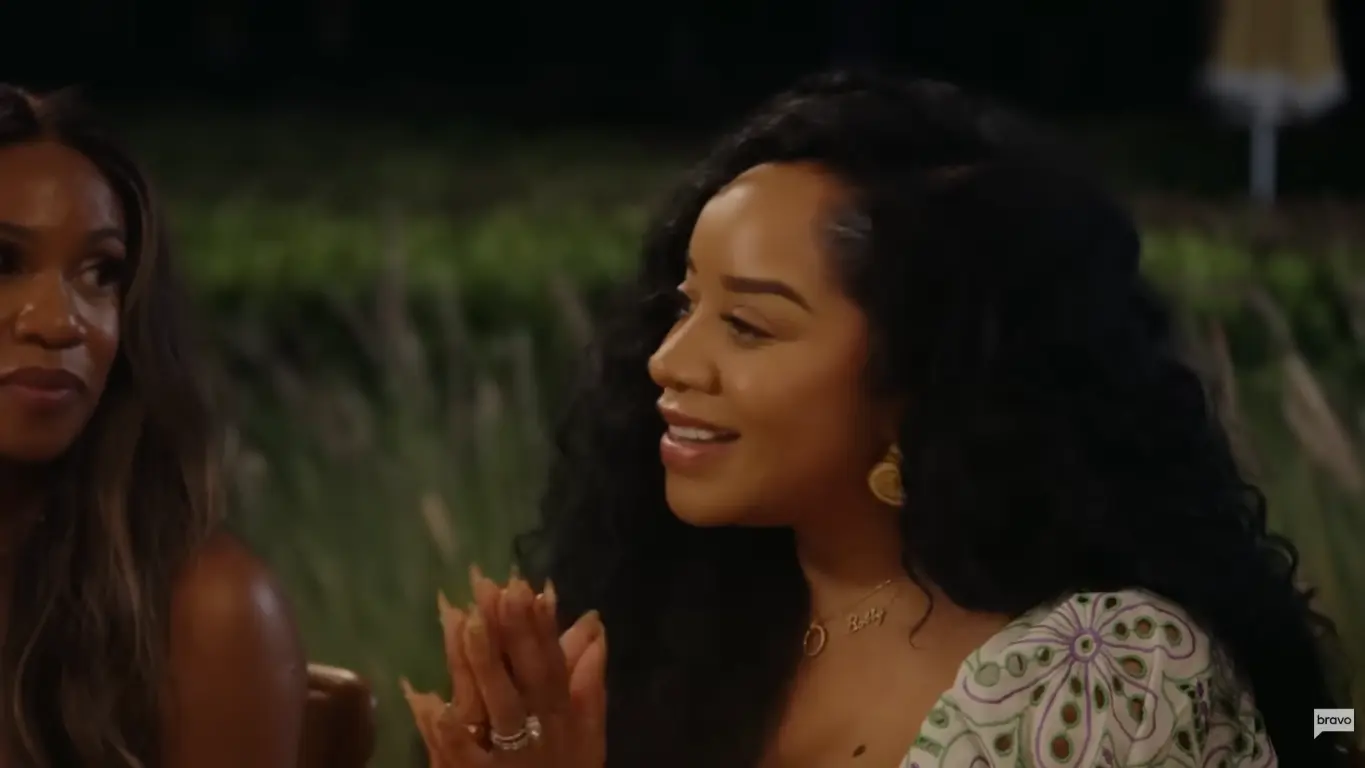 The Real Housewives of Potomac star Angel (Image via YouTube/Bravo)