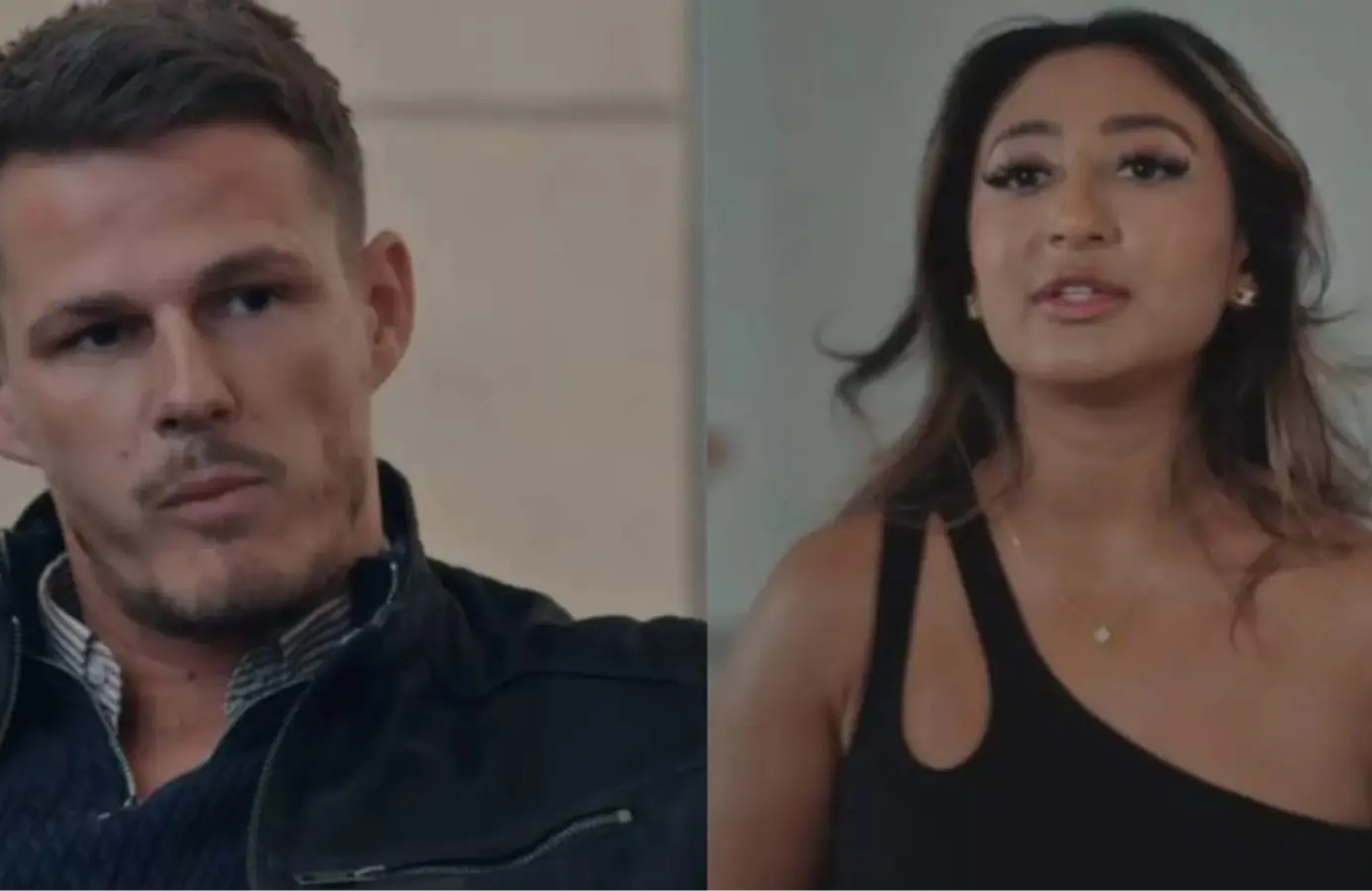 Nelly and Steven on Married at First Sight UK (Images via Instagram/@e4mafsuk)