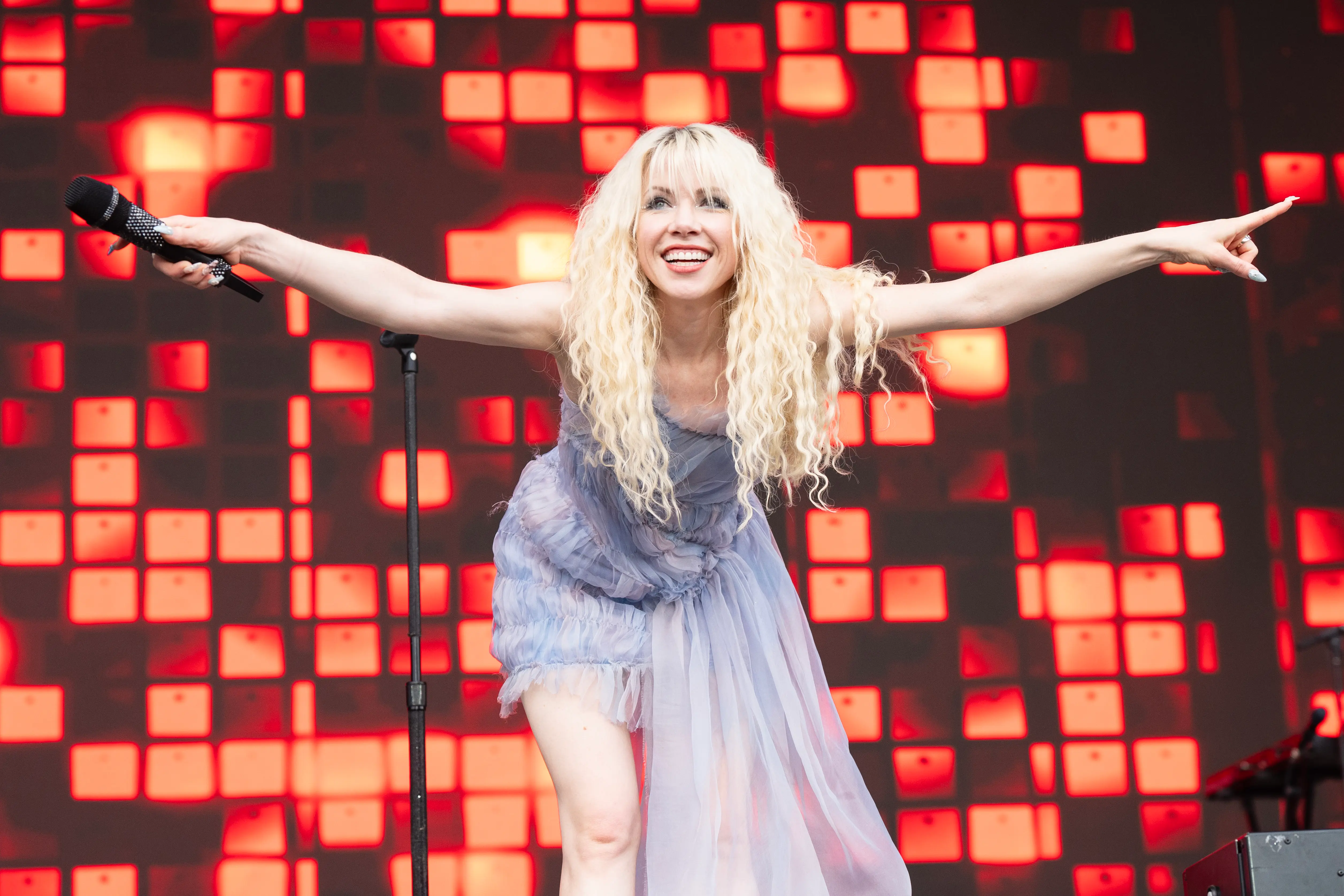 MANCHESTER, TENNESSEE - JUNE 16: Carly Rae Jepsen performs during 2024 Bonnaroo Music & Arts Festival on June 16, 2024 in Manchester, Tennessee. (Photo by Erika Goldring/Getty Images)