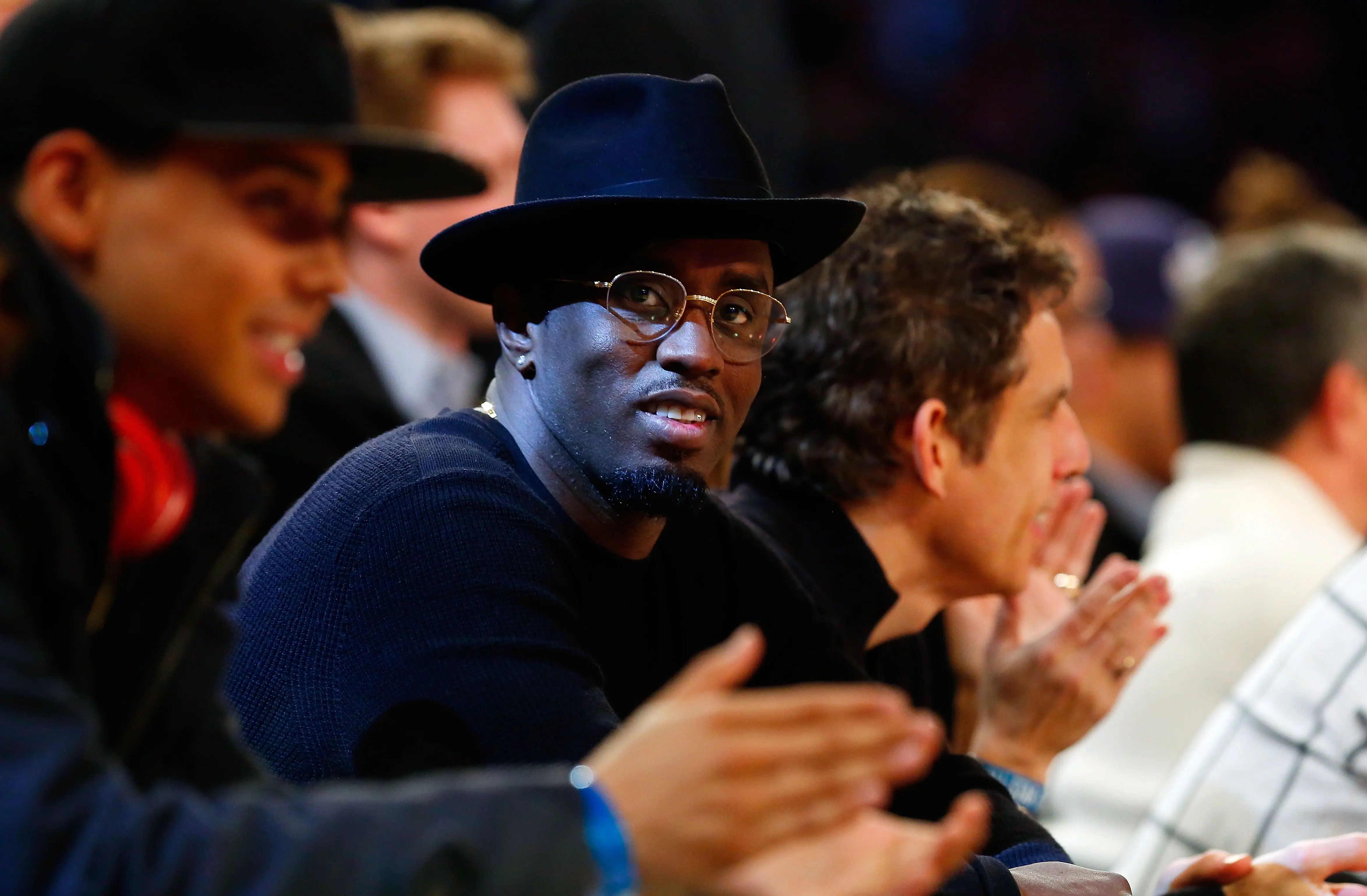 NEW YORK, NY - FEBRUARY 15:  (NEW YORK DAILIES OUT)    Rap artist Sean Combs attends the during the 2015 NBA All-Star Game at Madison Square Garden on February 15, 2015 in New York City. The Western Conference defeated the Eastern Conference Knicks 163-158. NOTE TO USER: User expressly acknowledges and agrees that, by downloading and/or using this Photograph, user is consenting to the terms and conditions of the Getty Images License Agreement.  (Photo by Jim McIsaac/Getty Images)