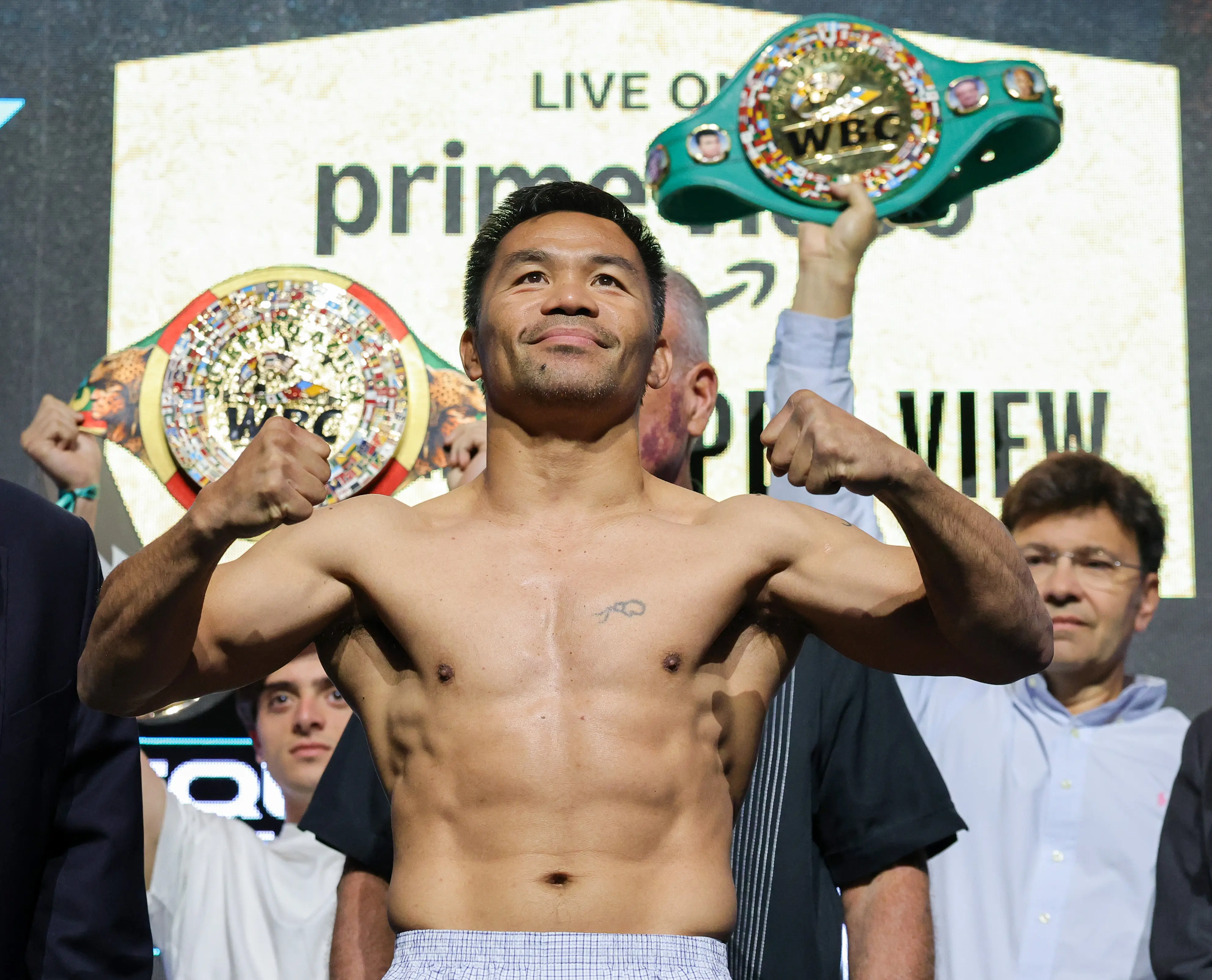 Manny Pacquiao from Physical: Asia (Image via Getty)