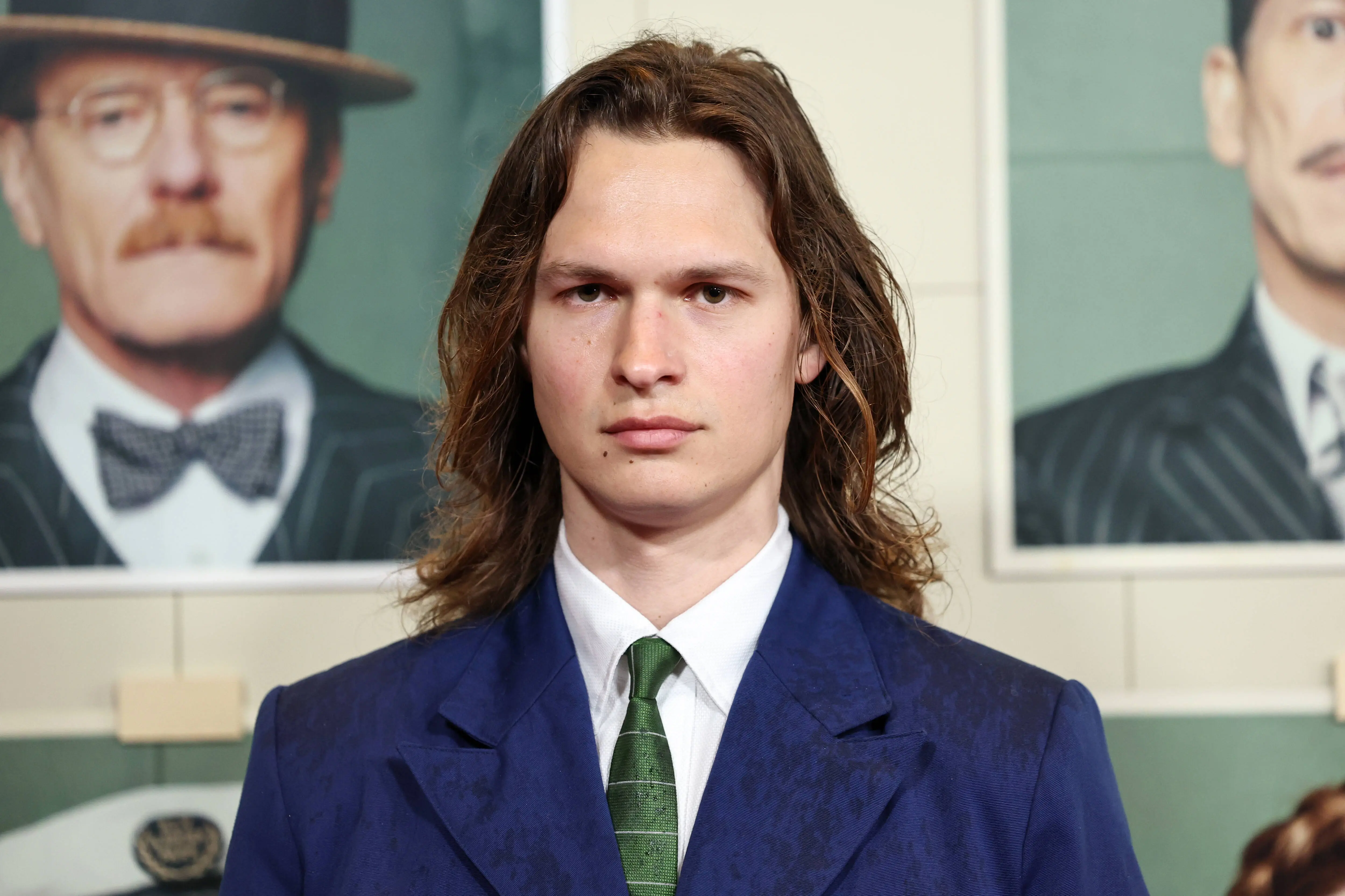 Ansel Elgort's supposed ex reacts to his upcoming film Dinner with Audrey with scandalous chat receipts. (Image by Jamie McCarthy/WireImage)