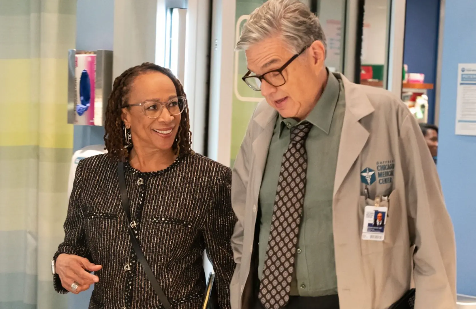 Dr. Goodwin and Dr. Charles (Image via Instagram / nbconechicago)