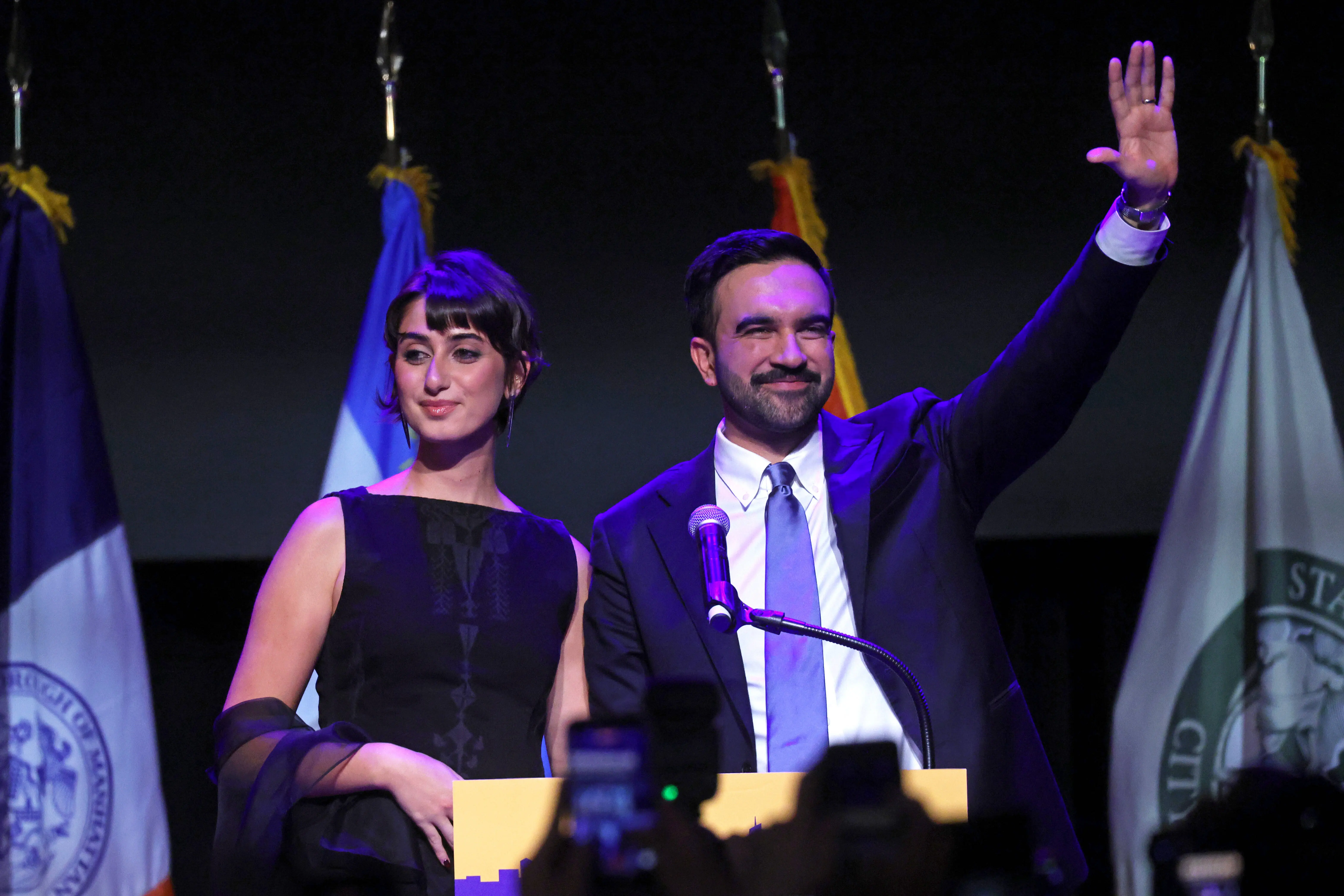 Zohran Mamdani and Rama Duwaji got married earlier this year (Image via Getty)