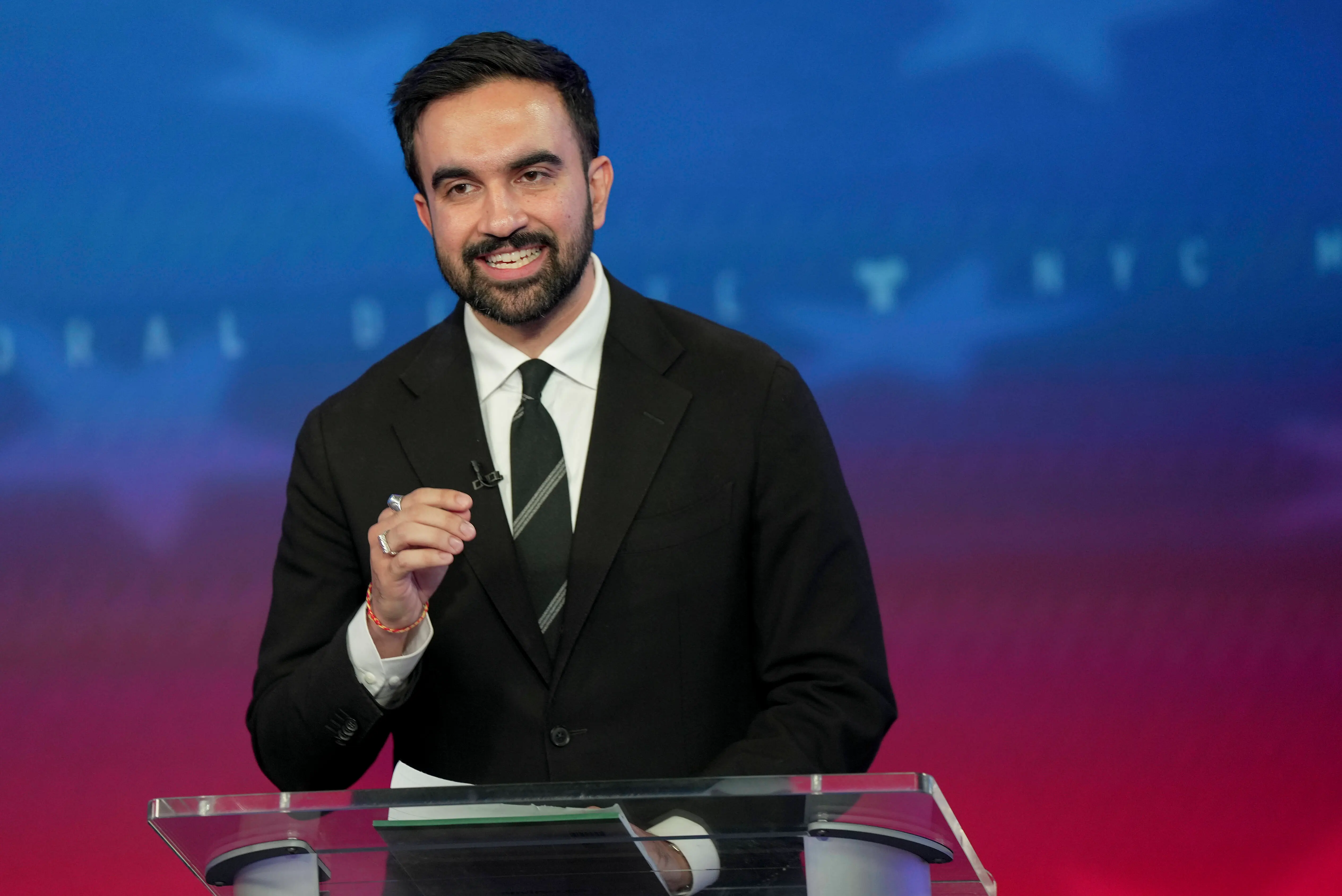 Zohran Mamdani's win at the mayoral election received criticism from Donald Trump (Image via Getty)