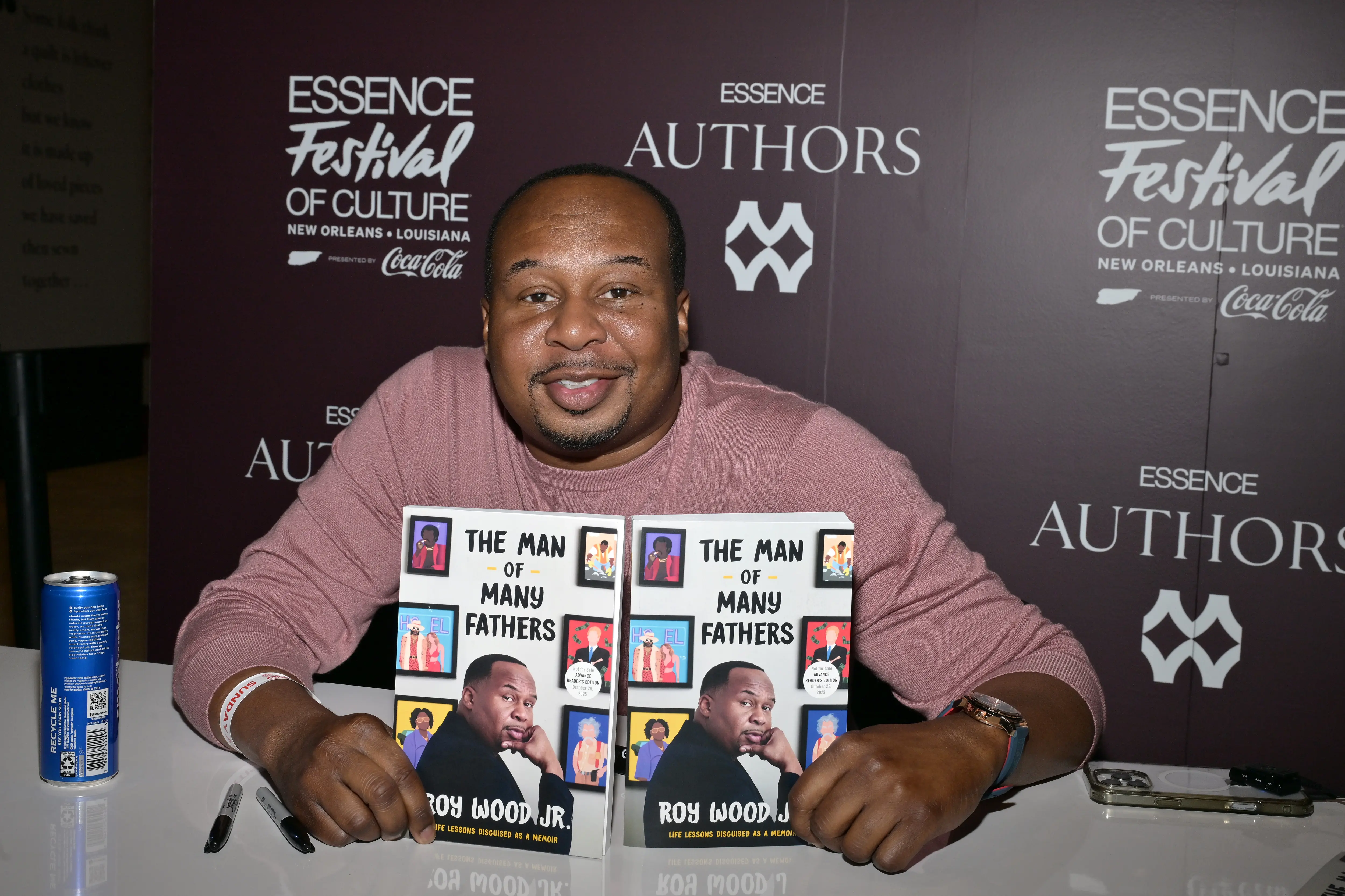 Roy Wood Jr. attends the 2025 ESSENCE Festival Of Culture presented by Coca-Cola - Day 3 at Ernest N. Morial Convention Center on July 06, 2025 in New Orleans, Louisiana. (Photo by Marcus Ingram/Getty Images for ESSENCE)